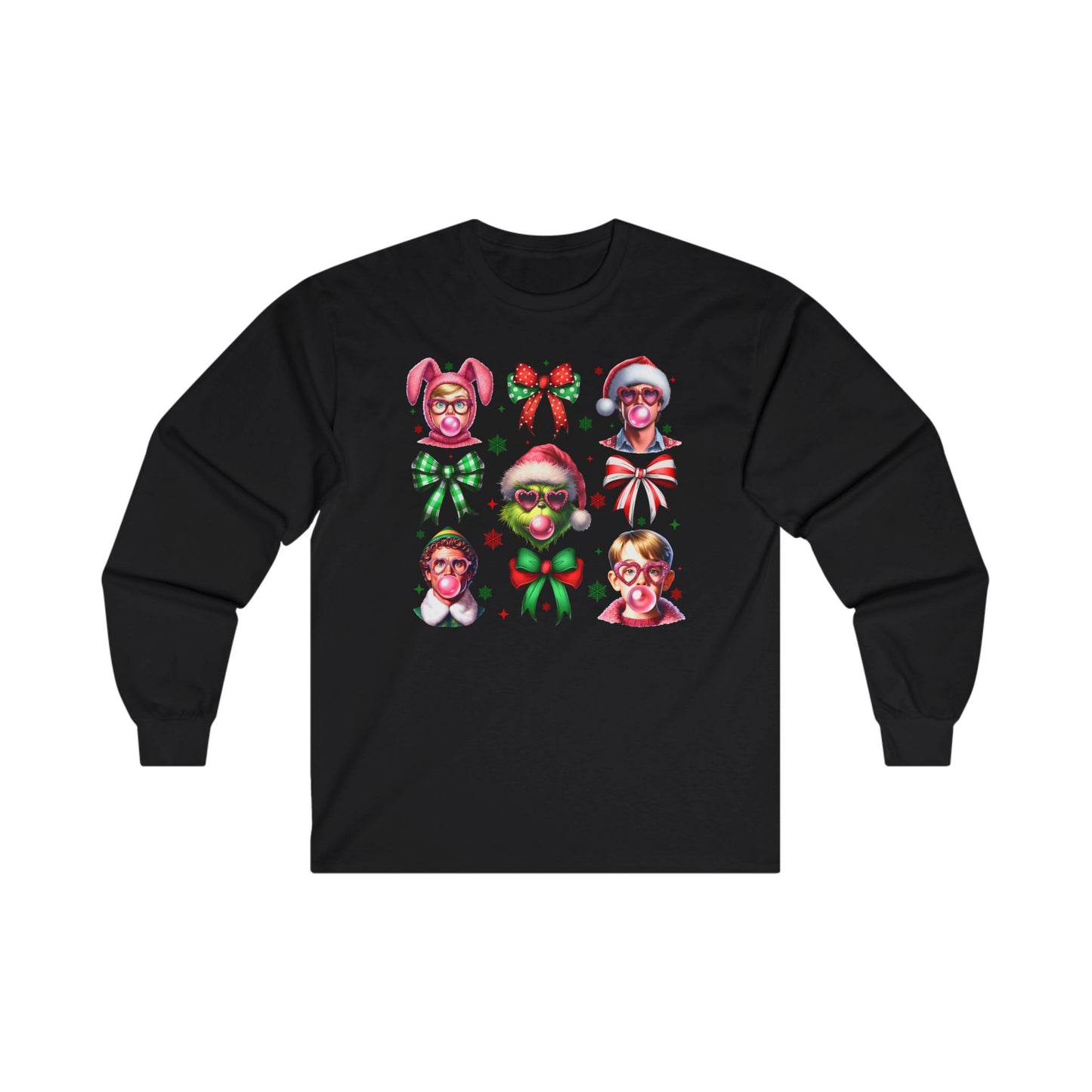 Christmas Movie Coquette Long Sleeve Tee