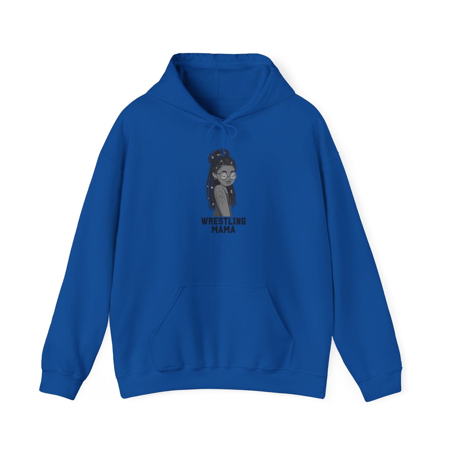 wrestling mama Unisex Heavy Blend™ Hooded Sweatshirt