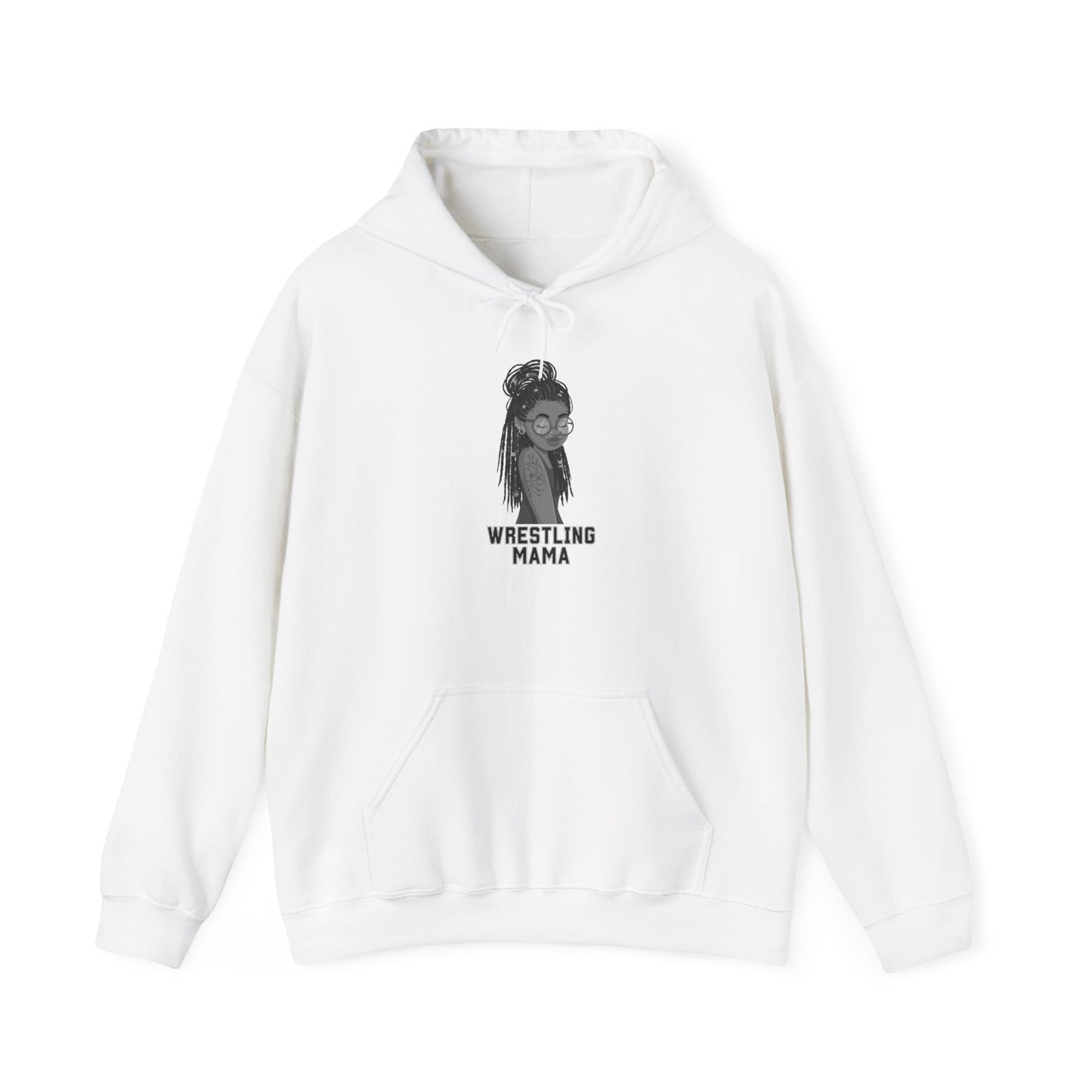 wrestling mama Unisex Heavy Blend™ Hooded Sweatshirt