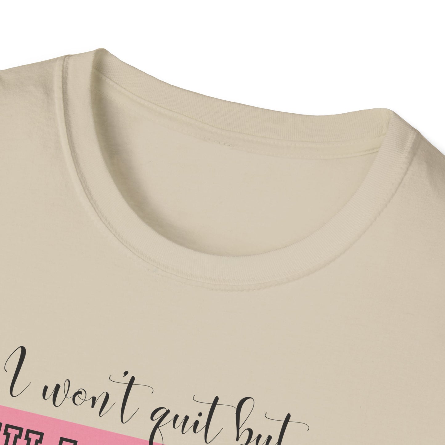 Funny Gym Unisex T-Shirt - I Won't Quit But I Will Complain