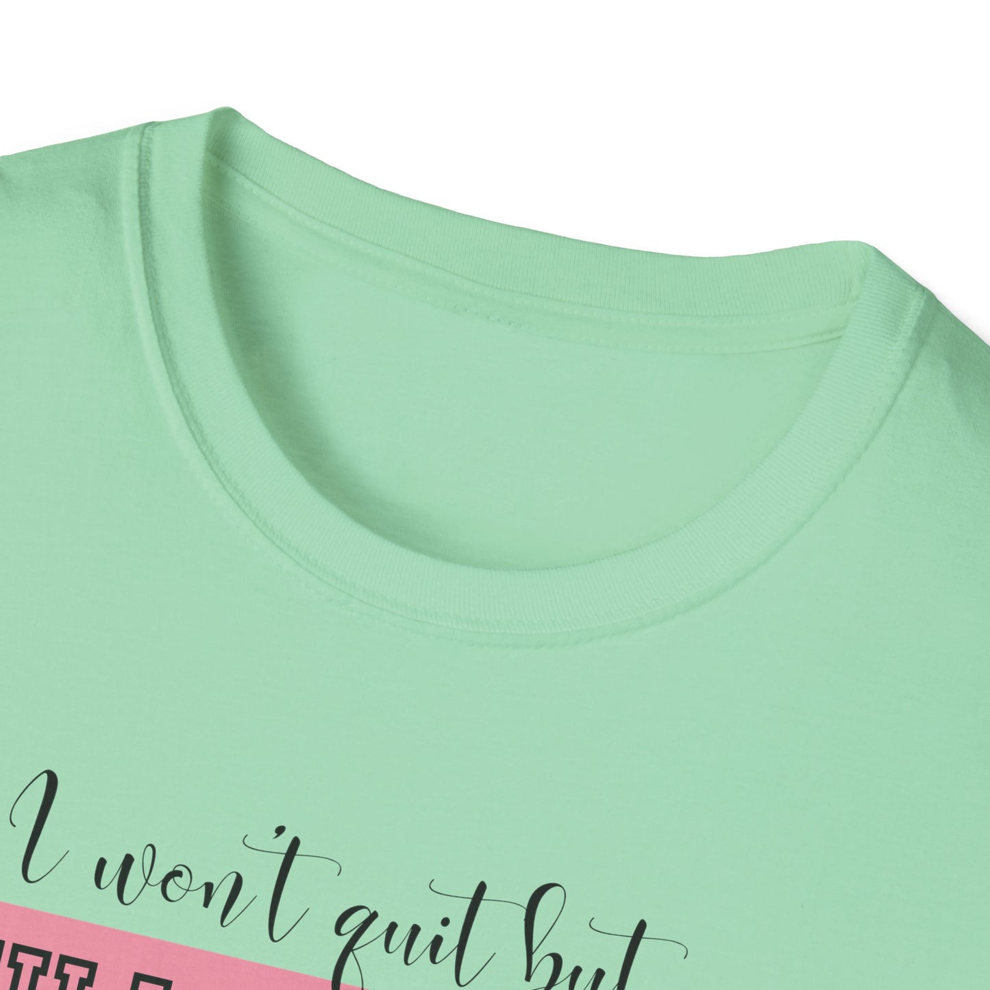 Funny Gym Unisex T-Shirt - I Won't Quit But I Will Complain