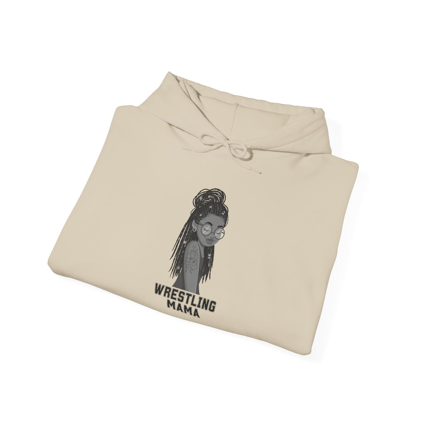 wrestling mama Unisex Heavy Blend™ Hooded Sweatshirt