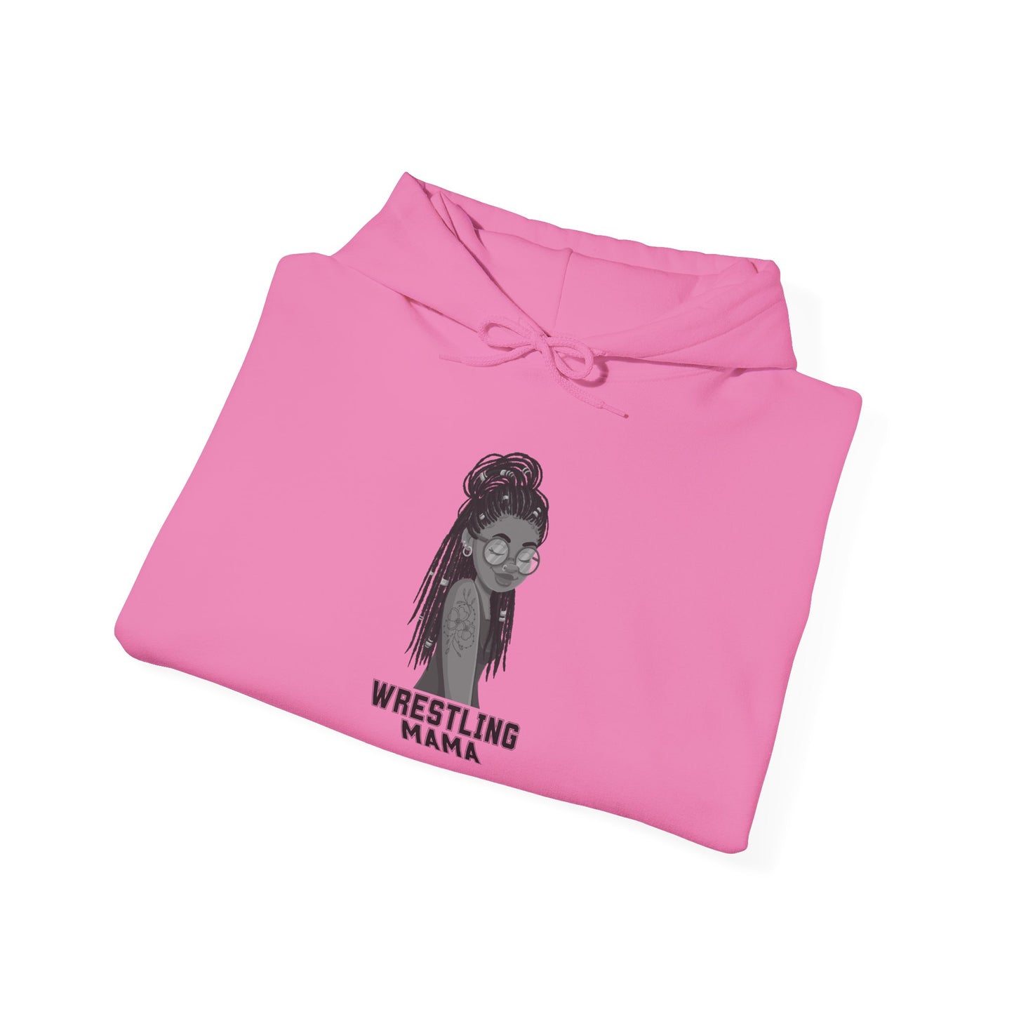 wrestling mama Unisex Heavy Blend™ Hooded Sweatshirt