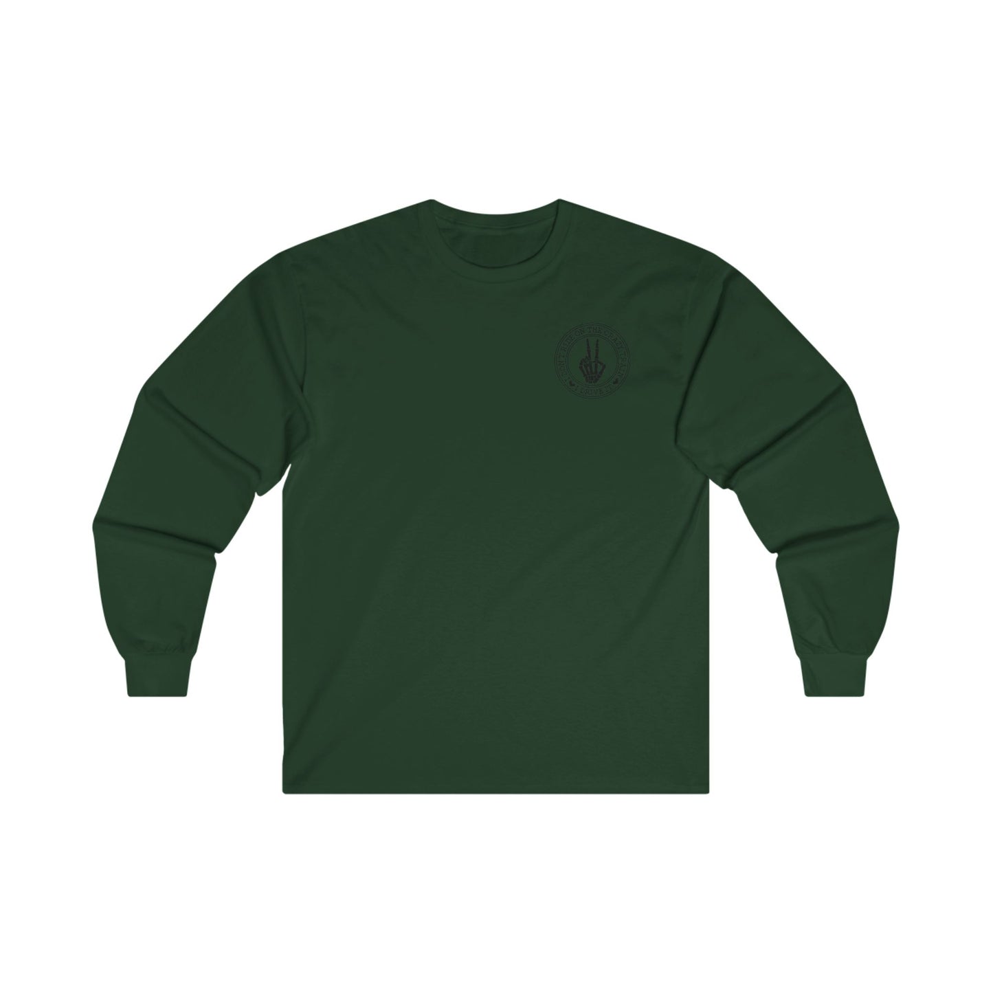 Funny Long Sleeve Tee for Women - 'I Don't Ride the Crazy Train, I Drive It'