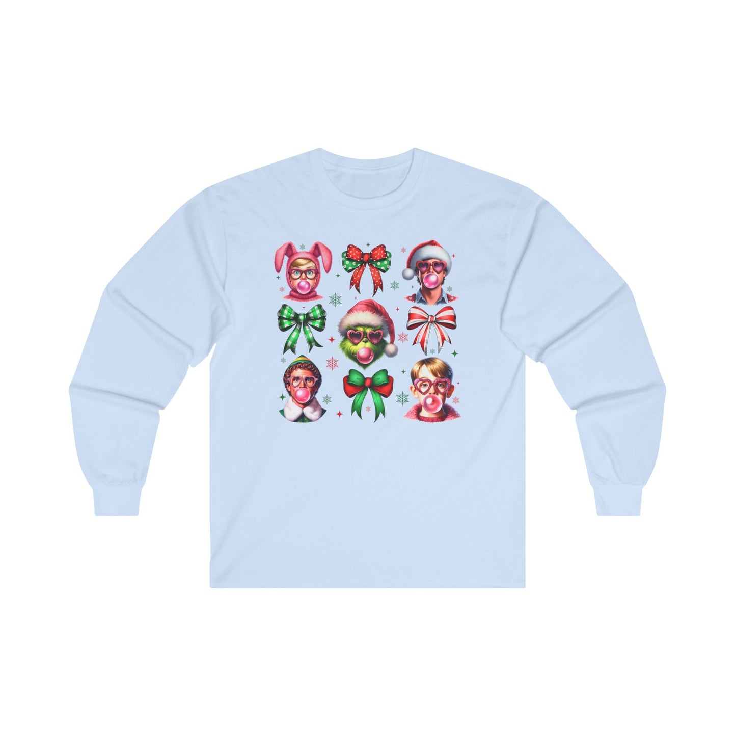 Christmas Movie Coquette Long Sleeve Tee