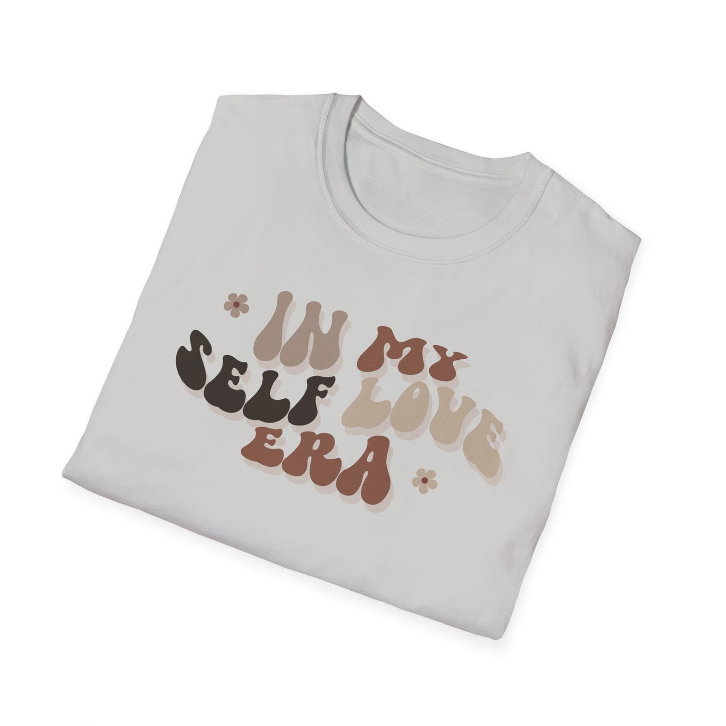 Unisex Softstyle T-Shirt, In my self love era t shirt, plus size self love shirt, tan shirts