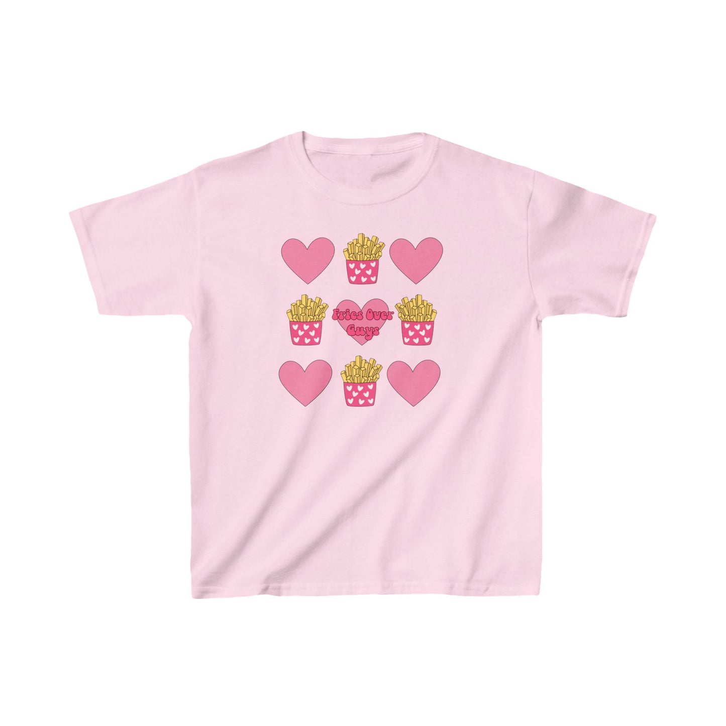 Kids T-Shirt - Fries Over Guys Girls Fun Graphic Tee