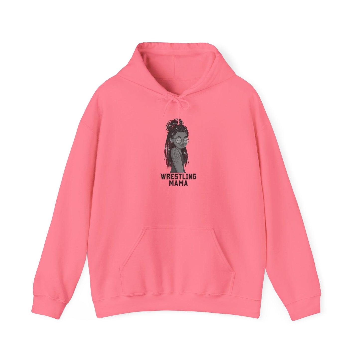 wrestling mama Unisex Heavy Blend™ Hooded Sweatshirt