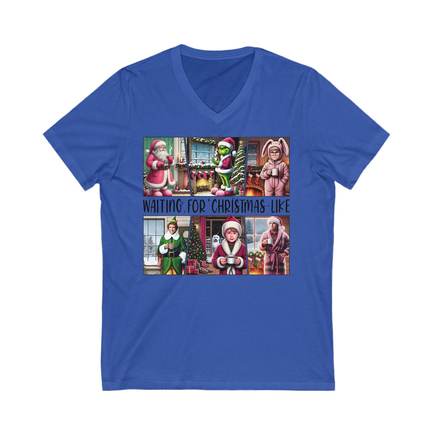 Christmas Movie Themed v-neck Tee