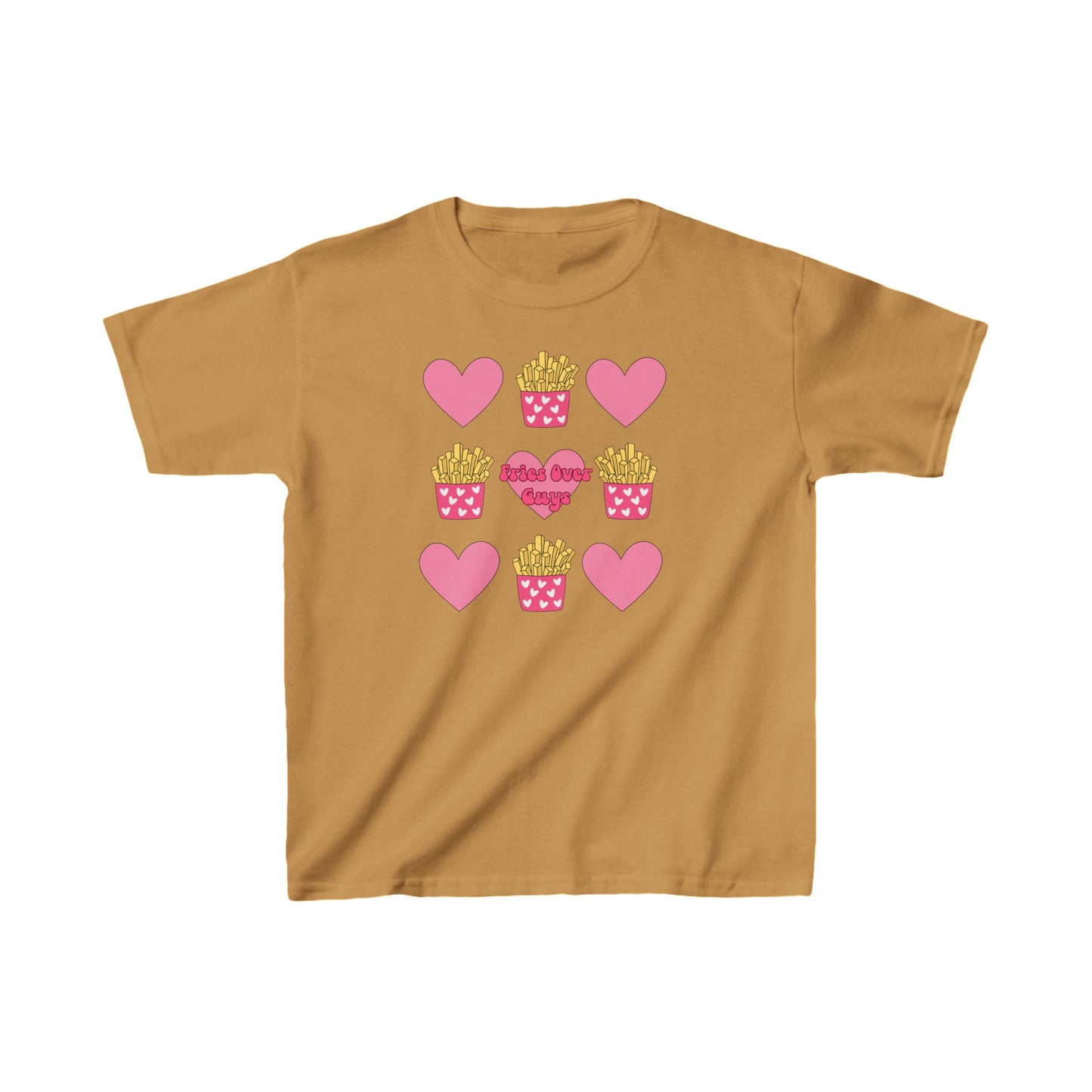 Kids T-Shirt - Fries Over Guys Girls Fun Graphic Tee