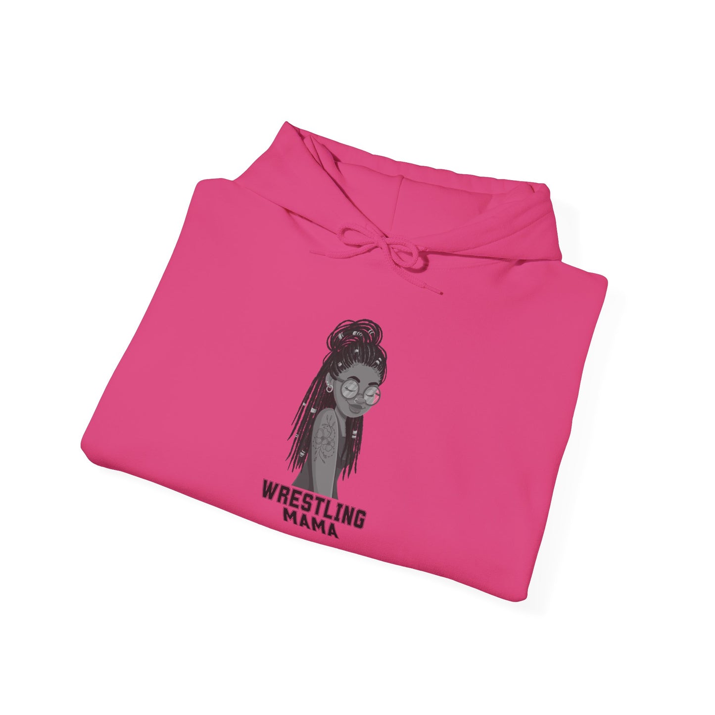 wrestling mama Unisex Heavy Blend™ Hooded Sweatshirt