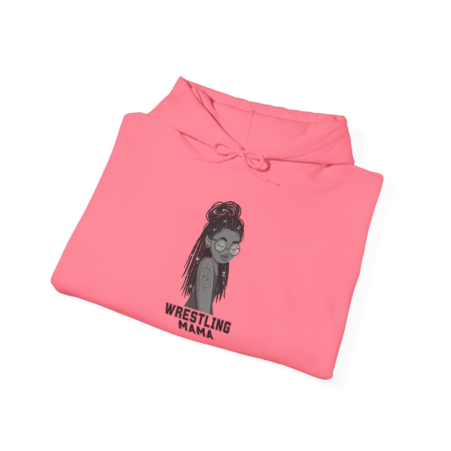 wrestling mama Unisex Heavy Blend™ Hooded Sweatshirt