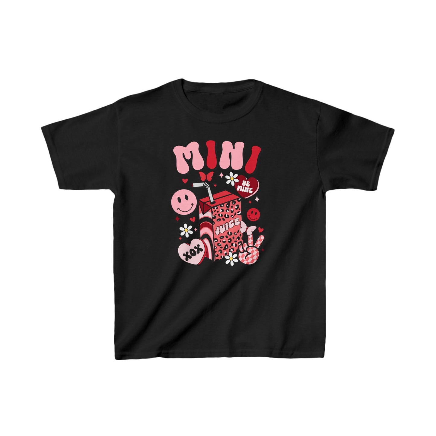 Kids mama and mini valentines day Heavy Cotton t shirt