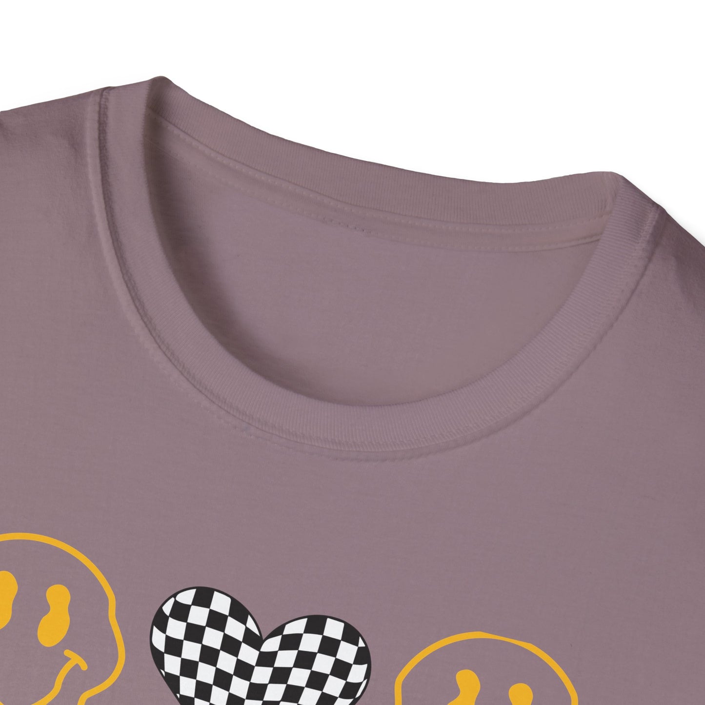 Smiley Face Constant Stimulation Unisex T-Shirt - Yellow, Black, White