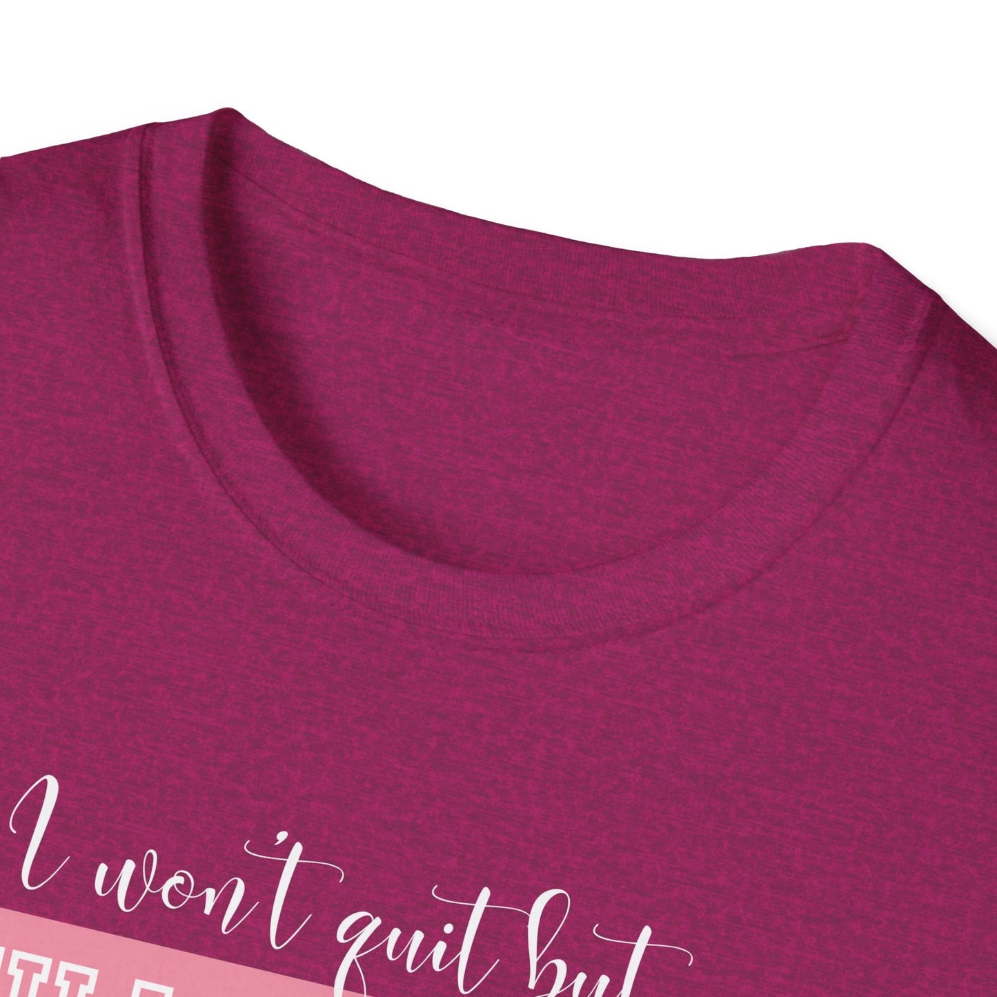 Funny Gym Unisex T-Shirt - I Won't Quit But I Will Complain