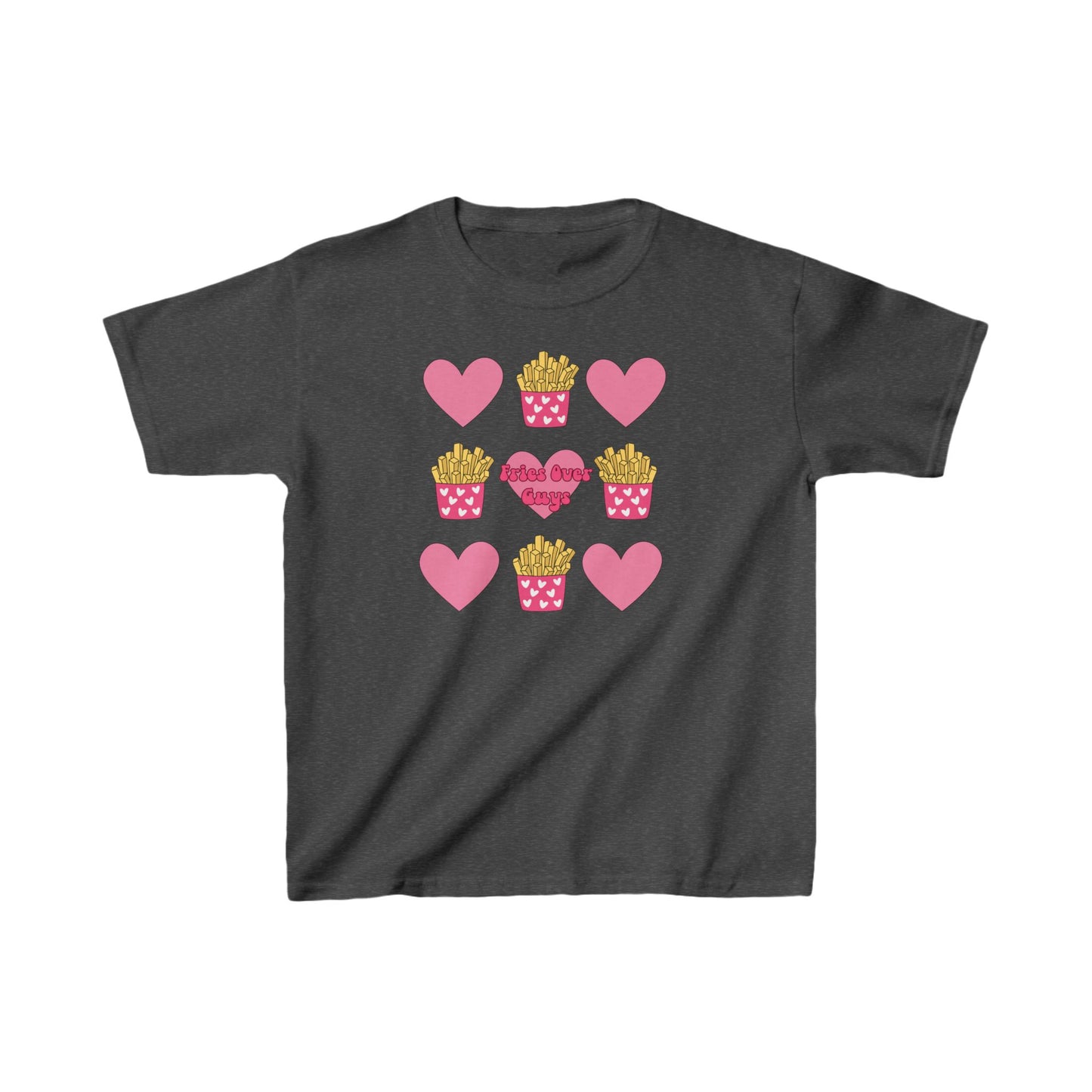 Kids T-Shirt - Fries Over Guys Girls Fun Graphic Tee