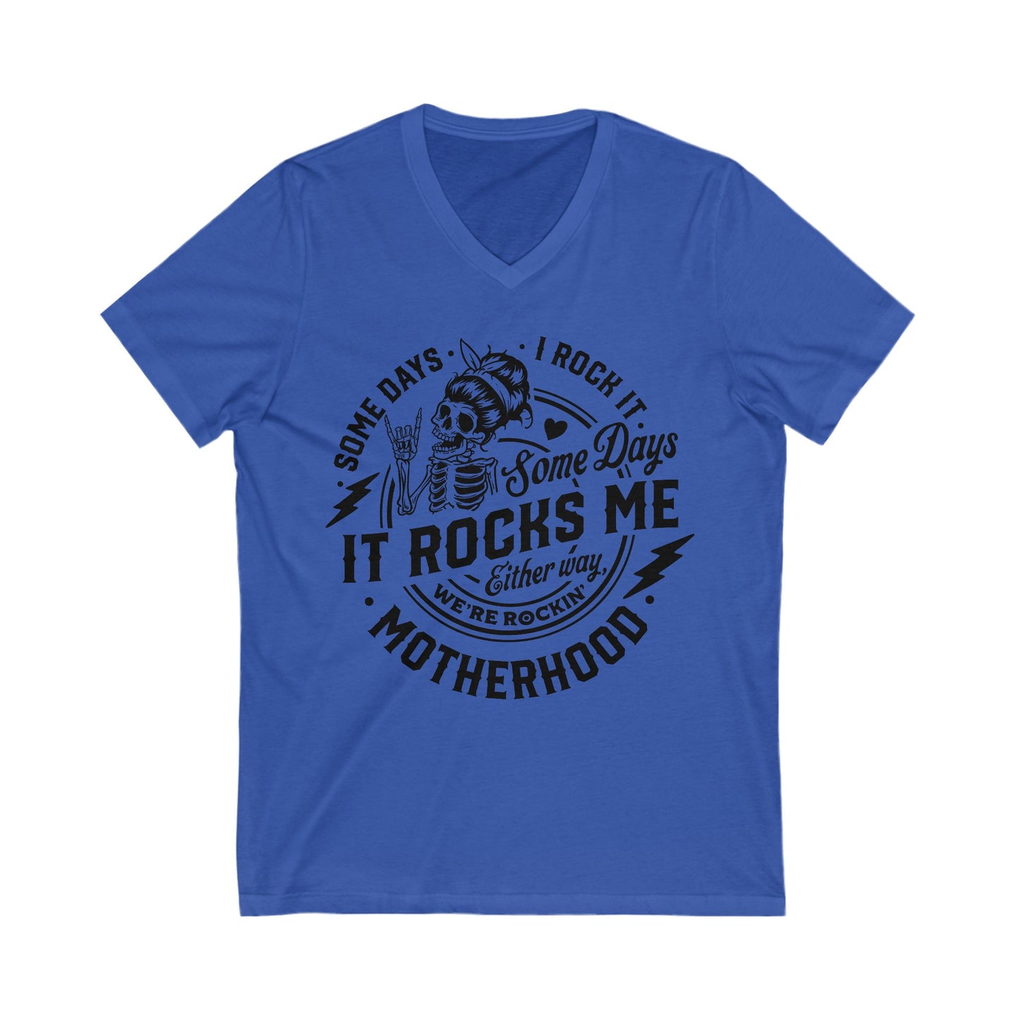 Funny Motherhood V-Neck Tee