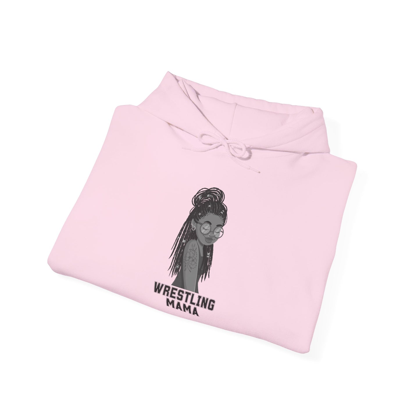 wrestling mama Unisex Heavy Blend™ Hooded Sweatshirt