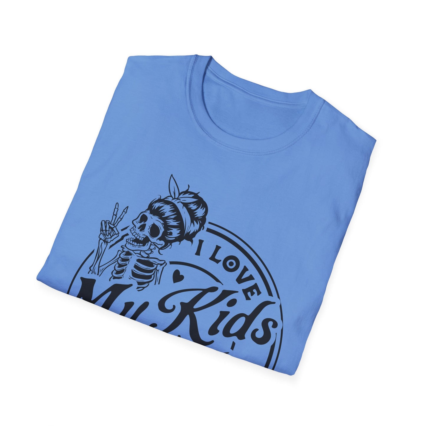 funny mom shirt, I love my kids but sometimes I wanna square up Unisex style Softstyle T-Shirt