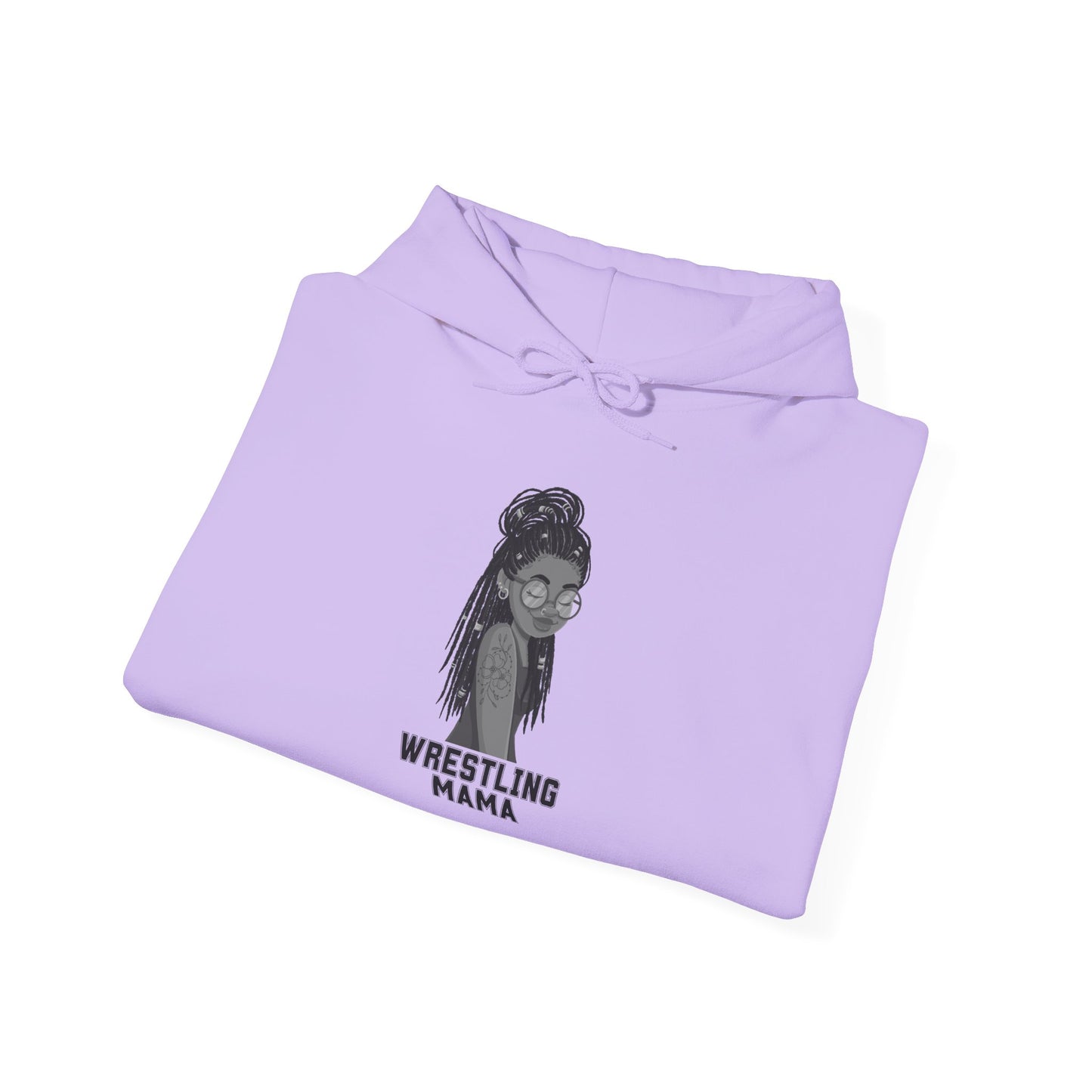 wrestling mama Unisex Heavy Blend™ Hooded Sweatshirt