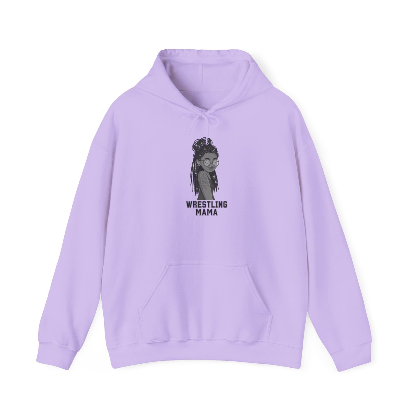 wrestling mama Unisex Heavy Blend™ Hooded Sweatshirt