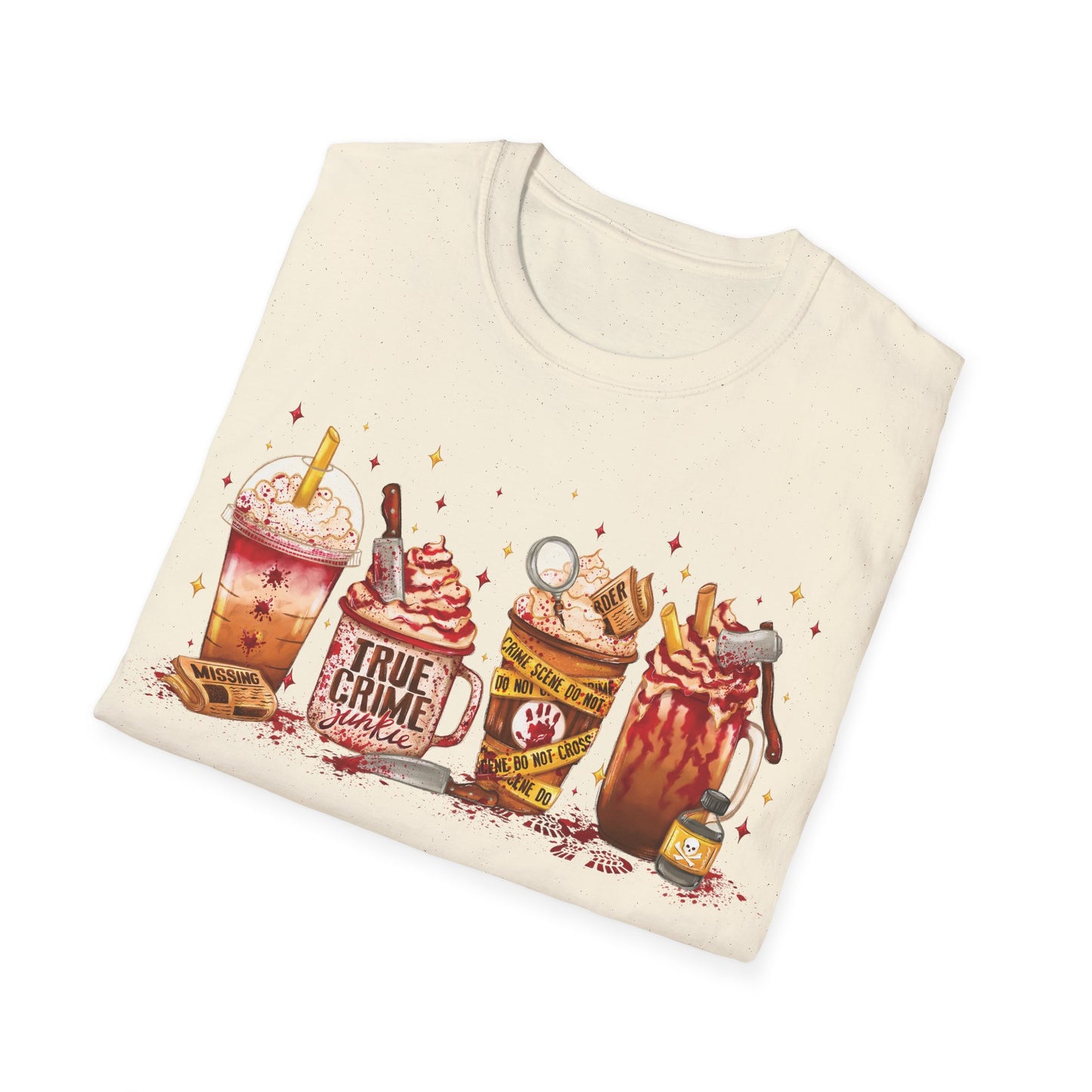 Coffee Lover True Crime Junkie T-Shirt