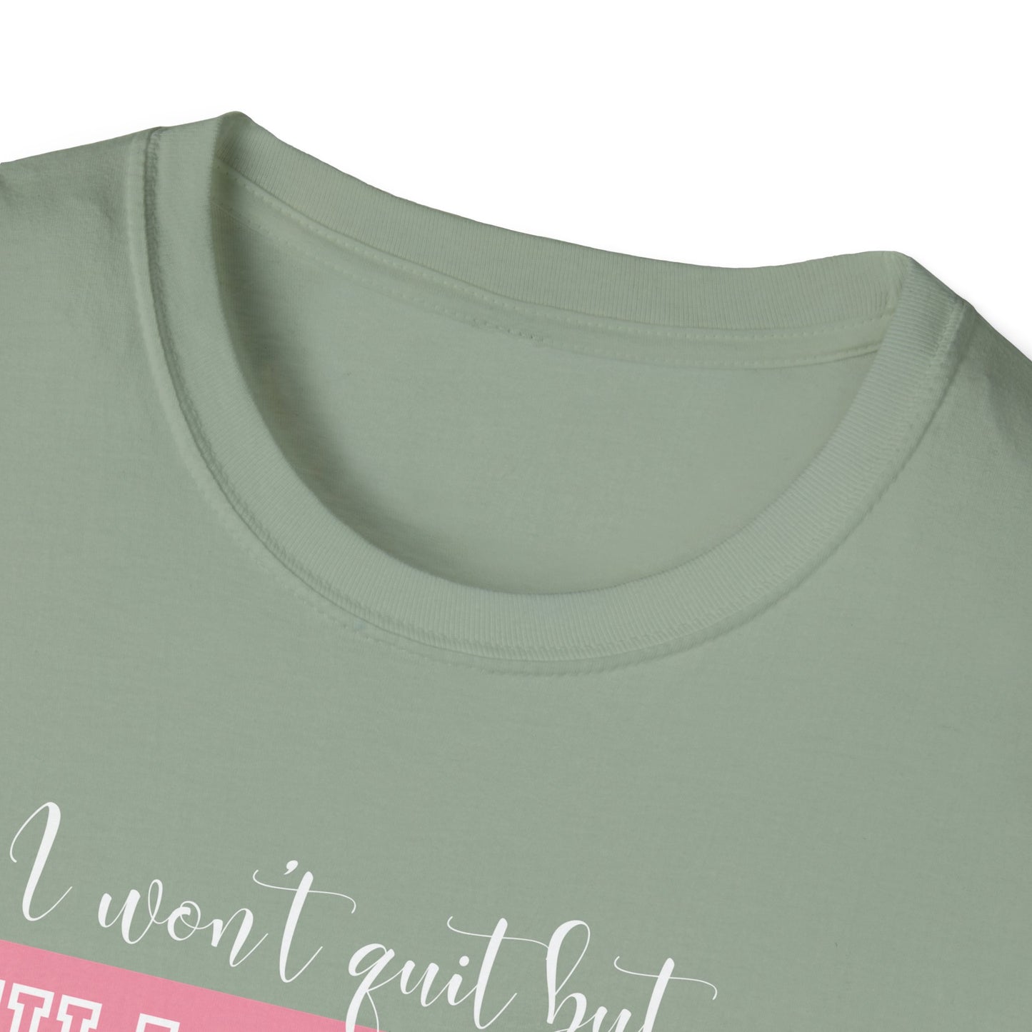 Funny Gym Unisex T-Shirt - I Won't Quit But I Will Complain