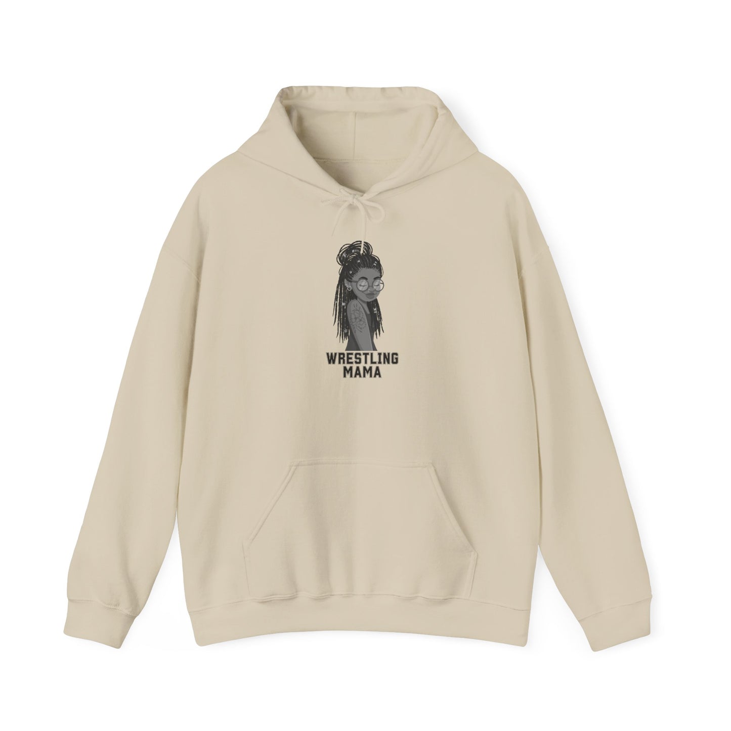 wrestling mama Unisex Heavy Blend™ Hooded Sweatshirt