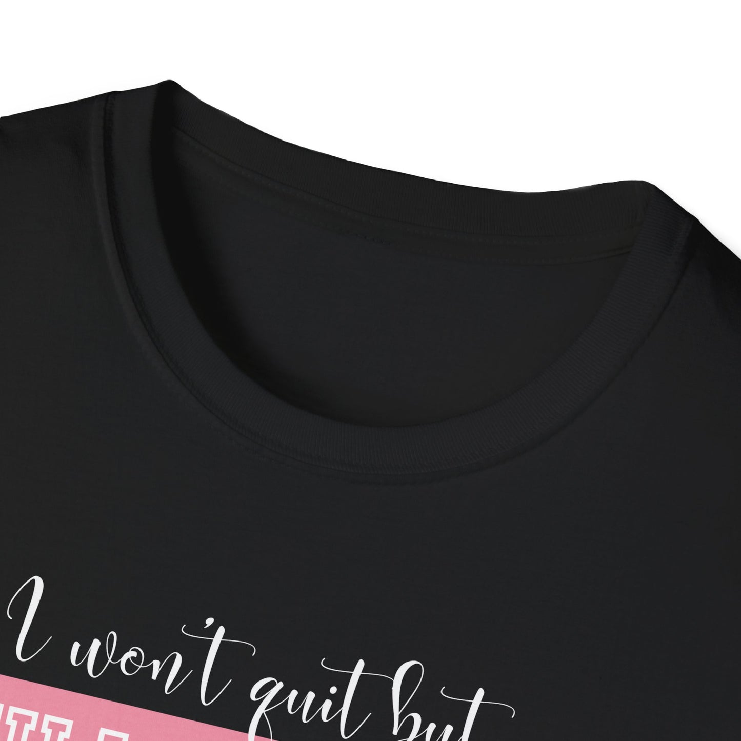 Funny Gym Unisex T-Shirt - I Won't Quit But I Will Complain