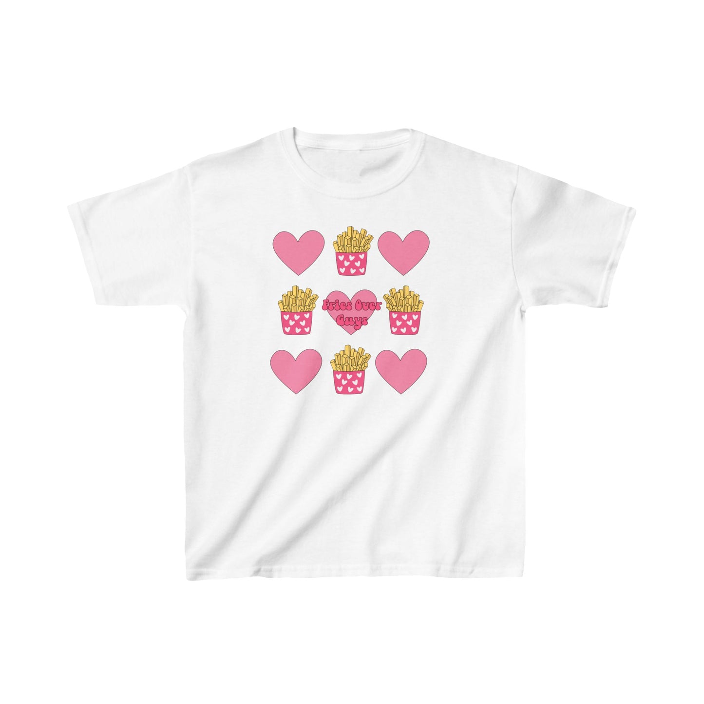 Kids T-Shirt - Fries Over Guys Girls Fun Graphic Tee