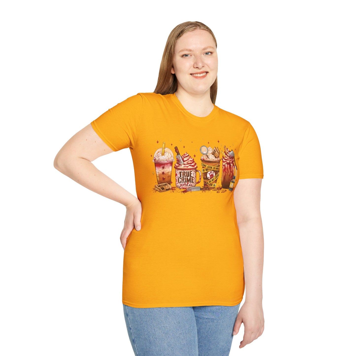 Coffee Lover True Crime Junkie T-Shirt