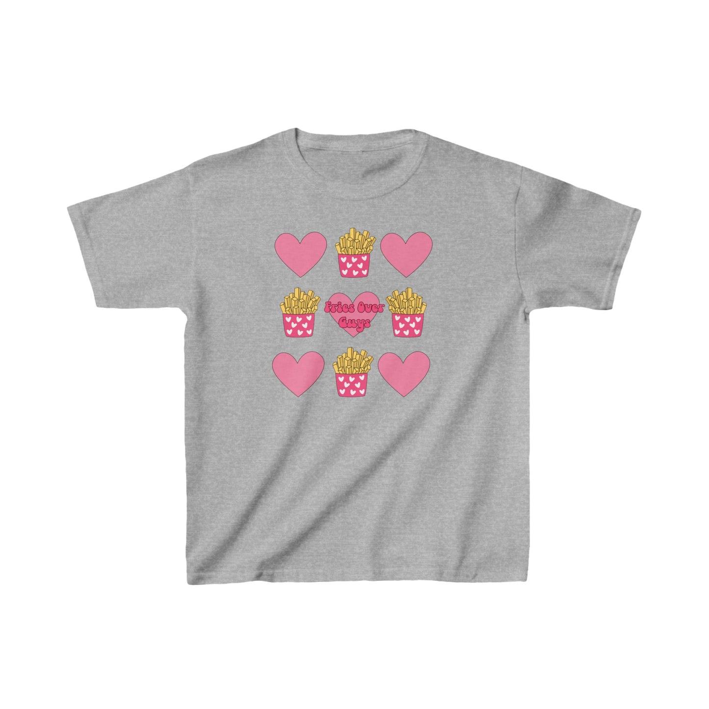 Kids T-Shirt - Fries Over Guys Girls Fun Graphic Tee