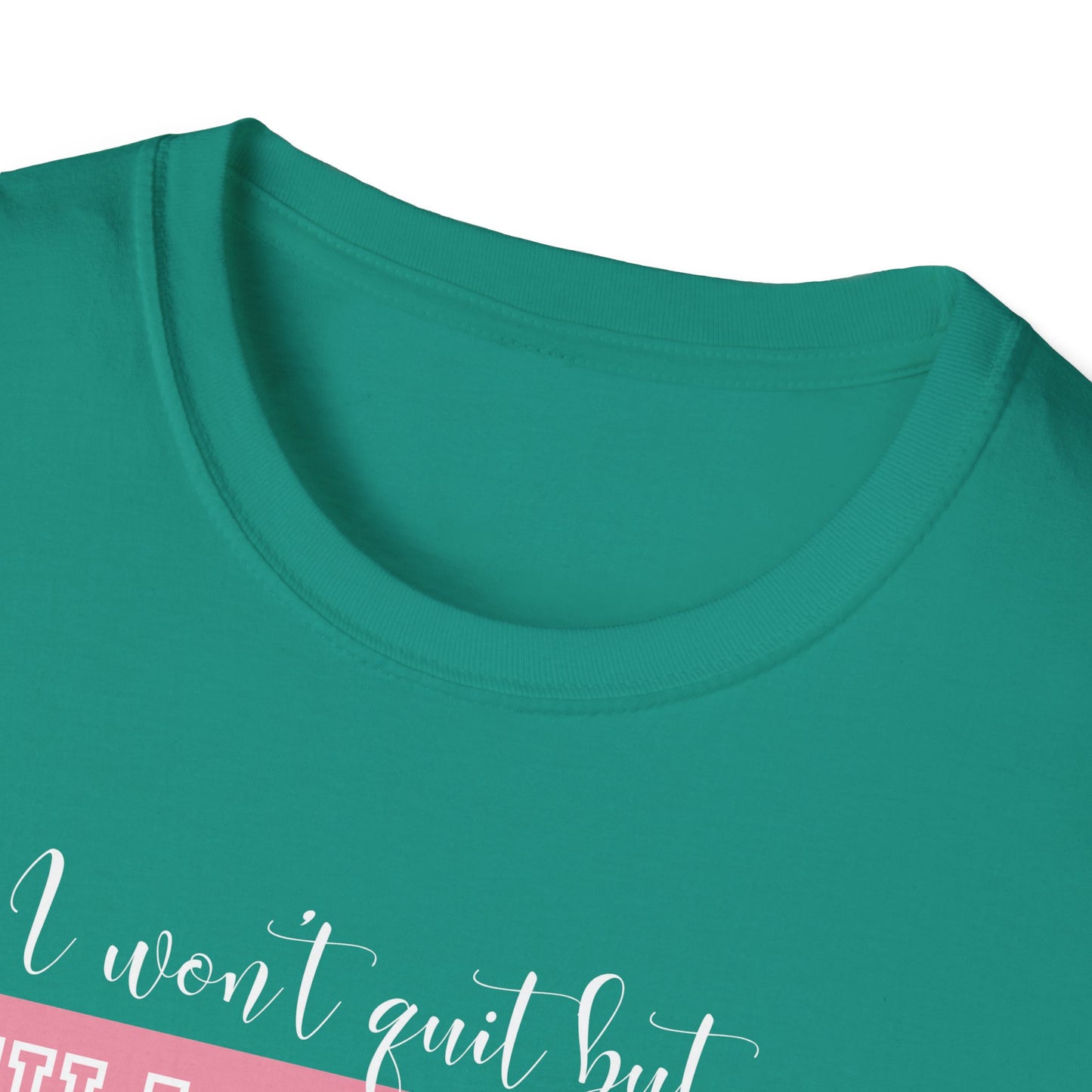 Funny Gym Unisex T-Shirt - I Won't Quit But I Will Complain
