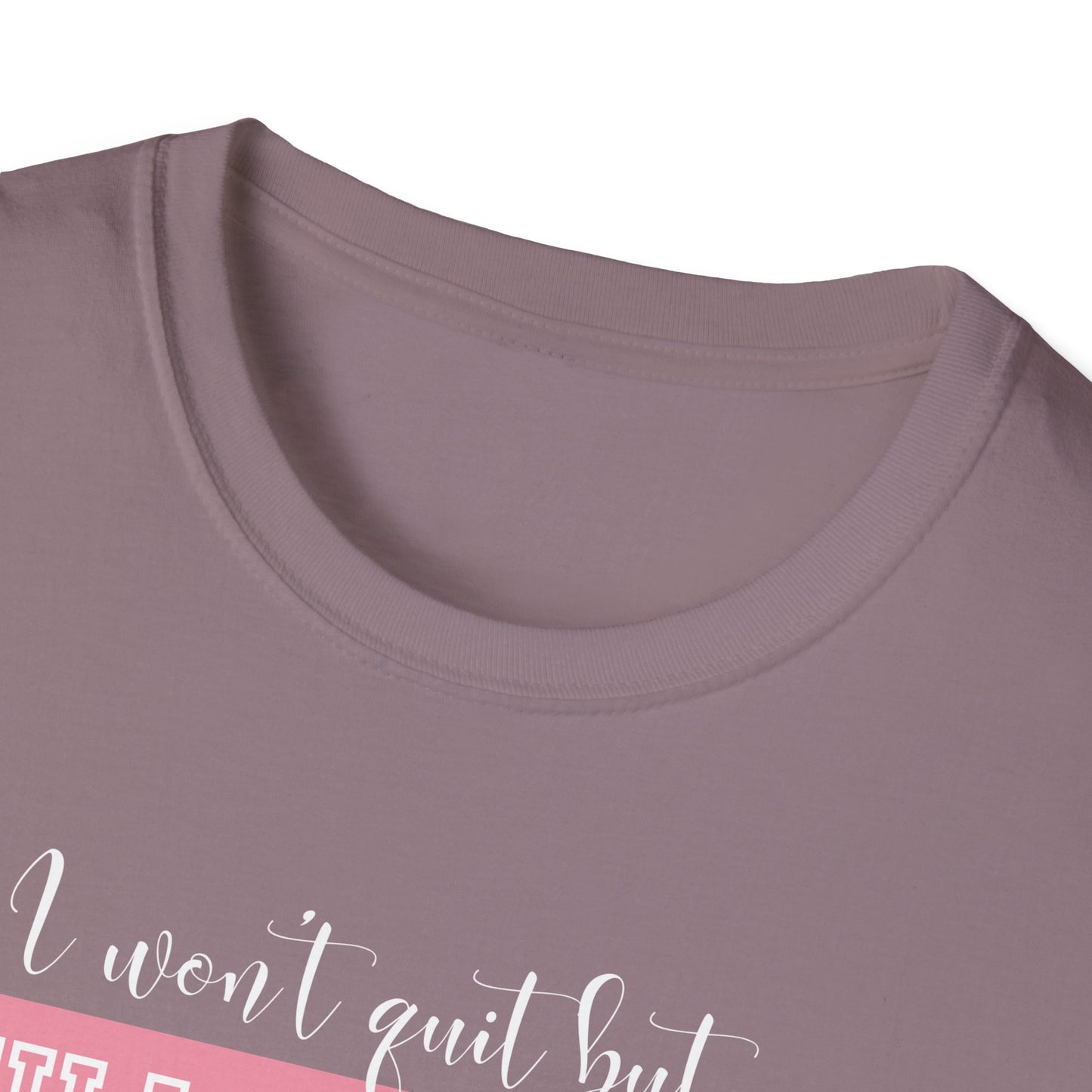 Funny Gym Unisex T-Shirt - I Won't Quit But I Will Complain