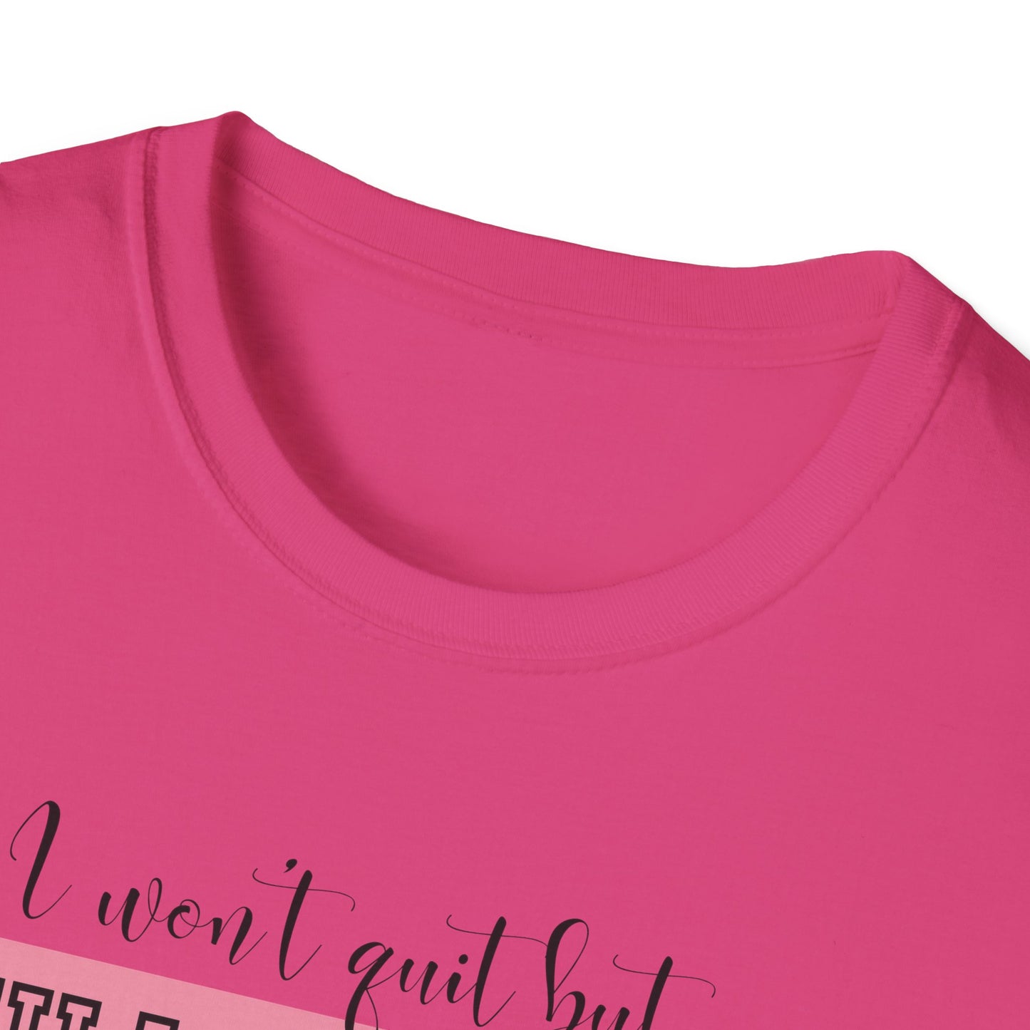 Funny Gym Unisex T-Shirt - I Won't Quit But I Will Complain