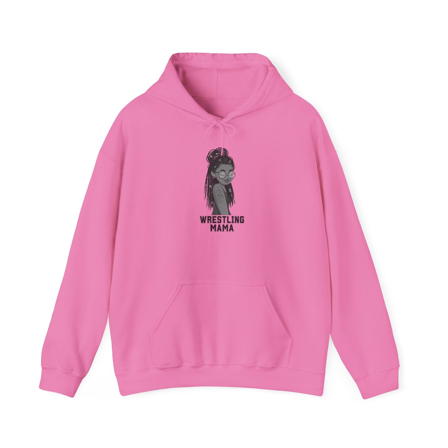 wrestling mama Unisex Heavy Blend™ Hooded Sweatshirt