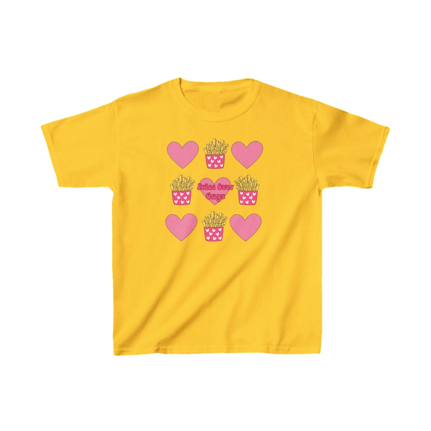 Kids T-Shirt - Fries Over Guys Girls Fun Graphic Tee