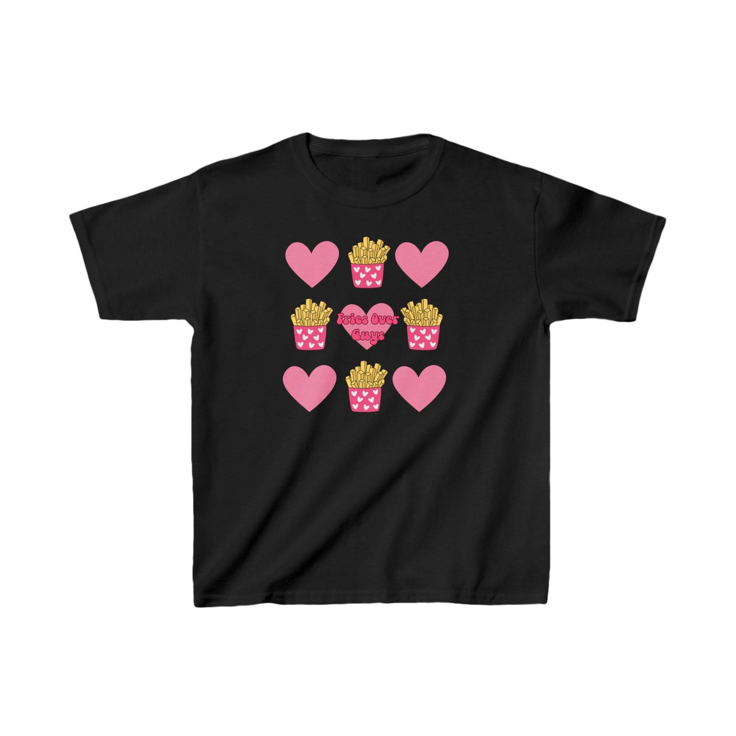Kids T-Shirt - Fries Over Guys Girls Fun Graphic Tee