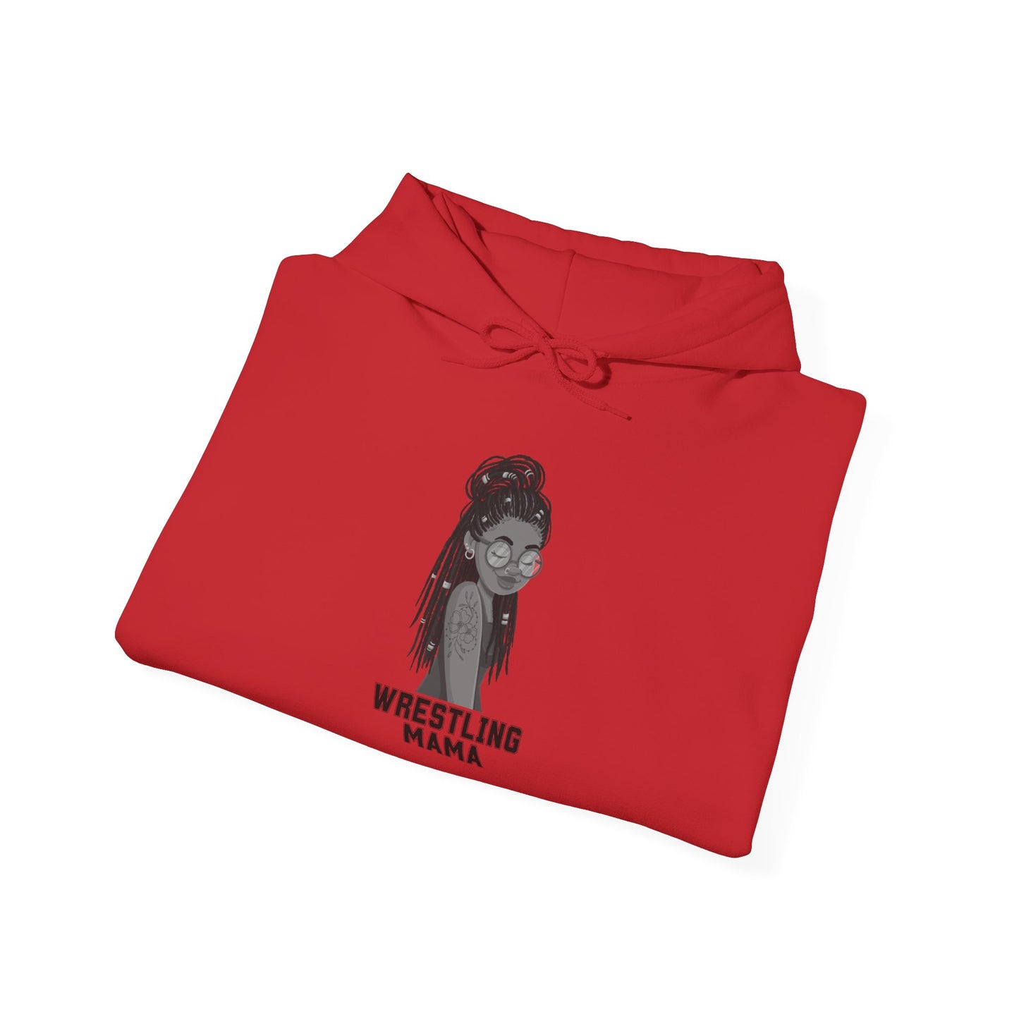 wrestling mama Unisex Heavy Blend™ Hooded Sweatshirt