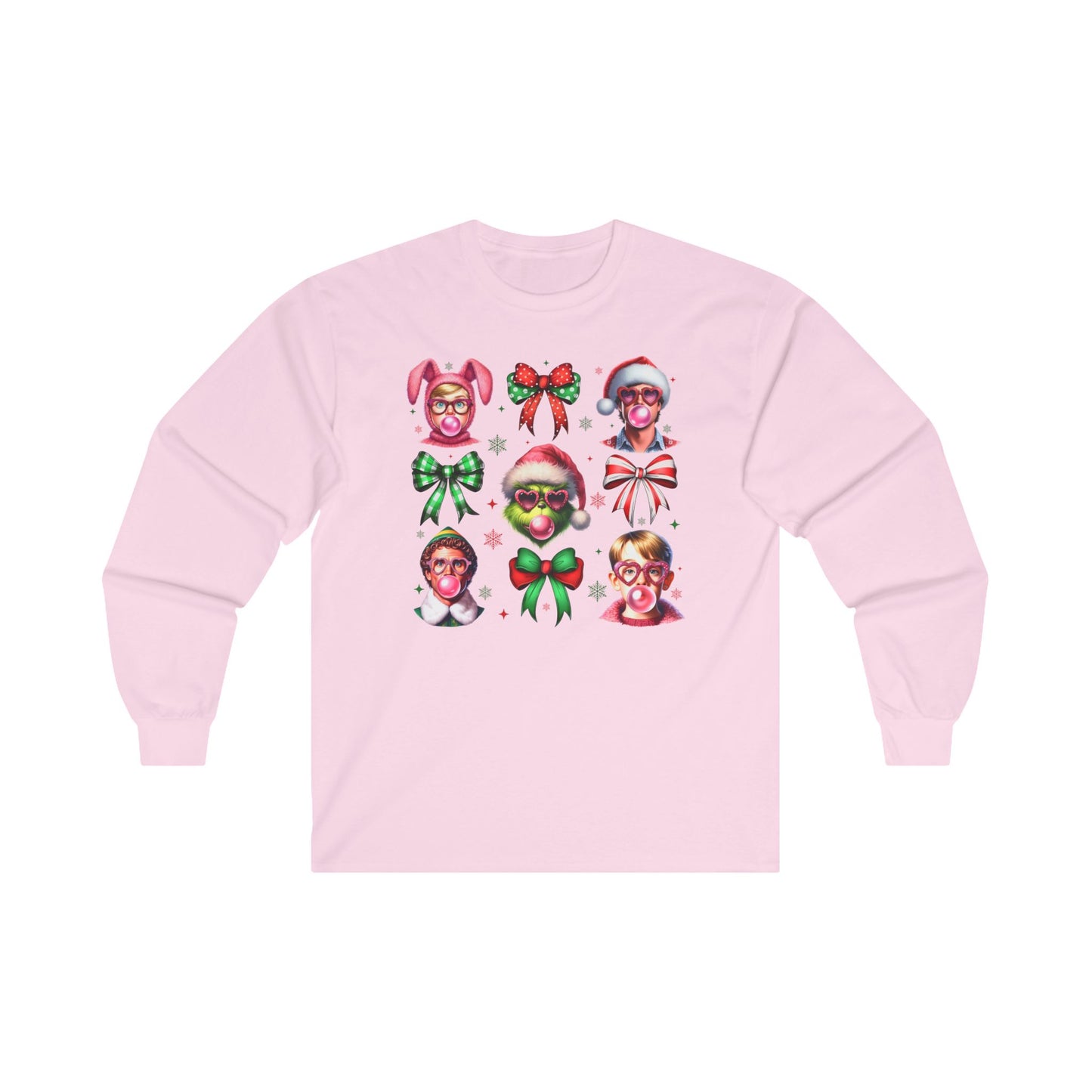 Christmas Movie Coquette Long Sleeve Tee