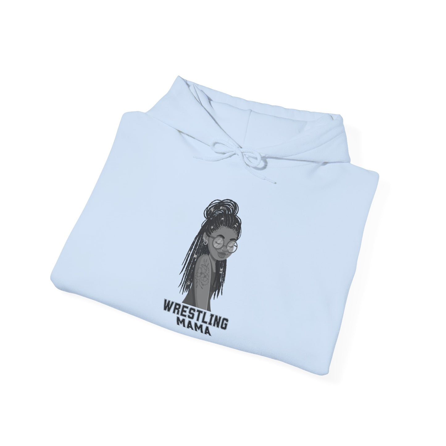 wrestling mama Unisex Heavy Blend™ Hooded Sweatshirt