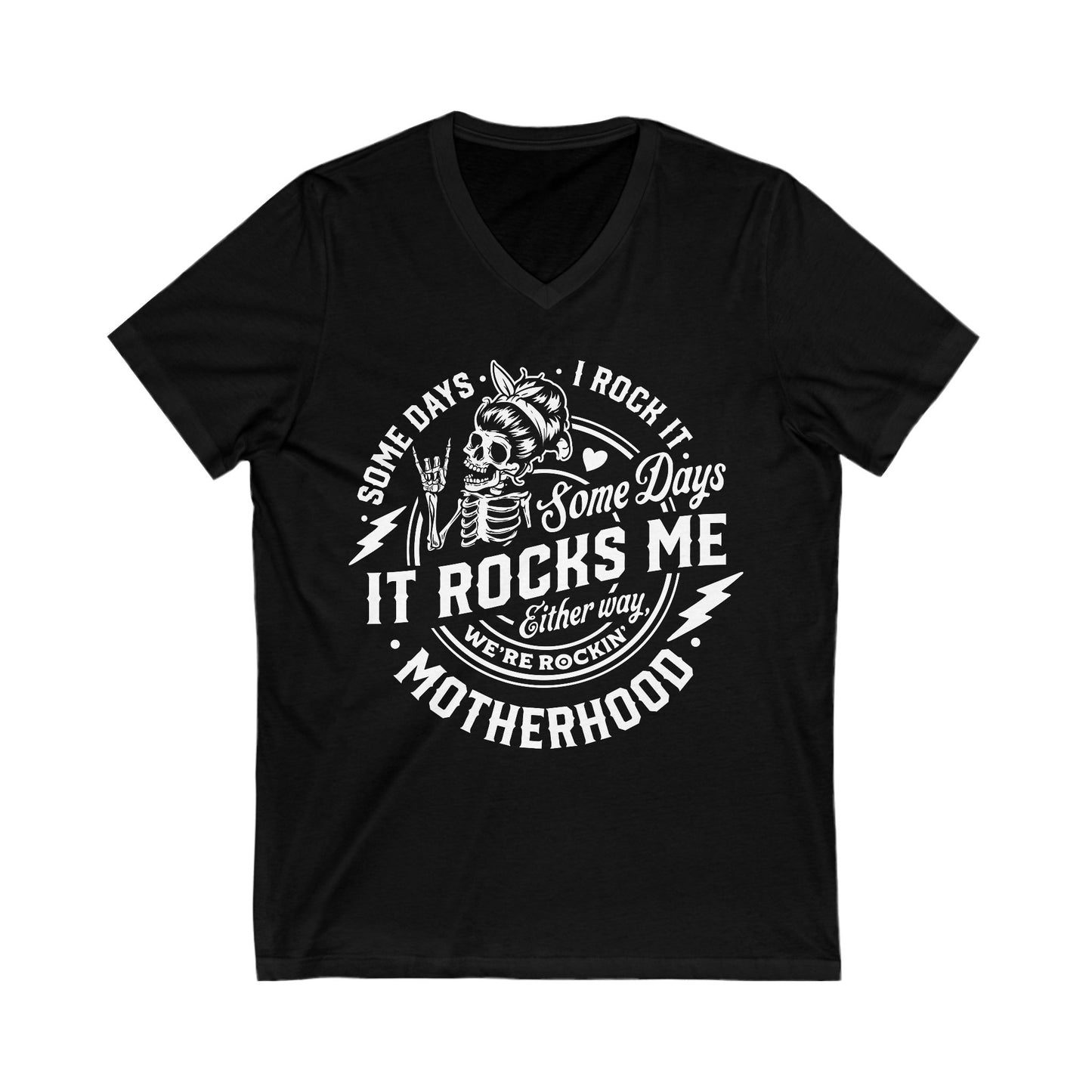 Funny Motherhood V-Neck Tee