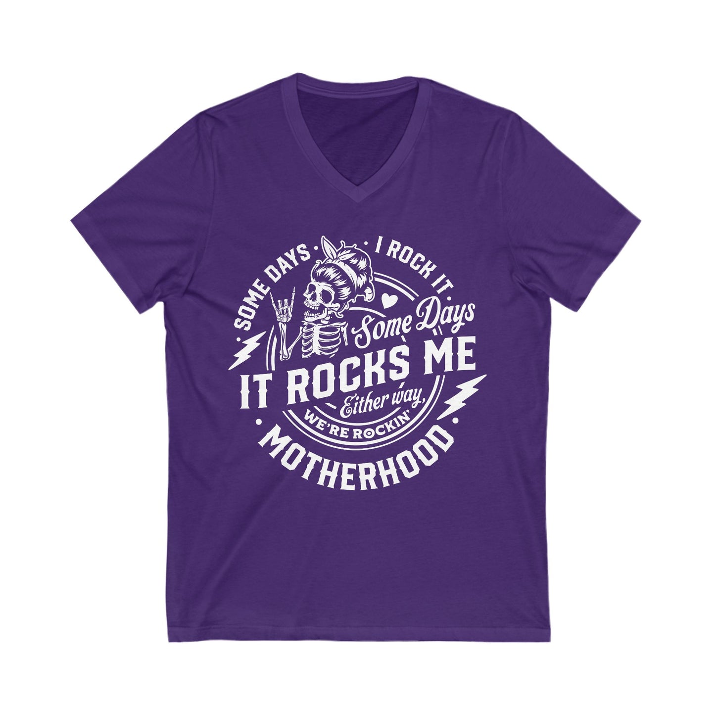 Funny Motherhood V-Neck Tee