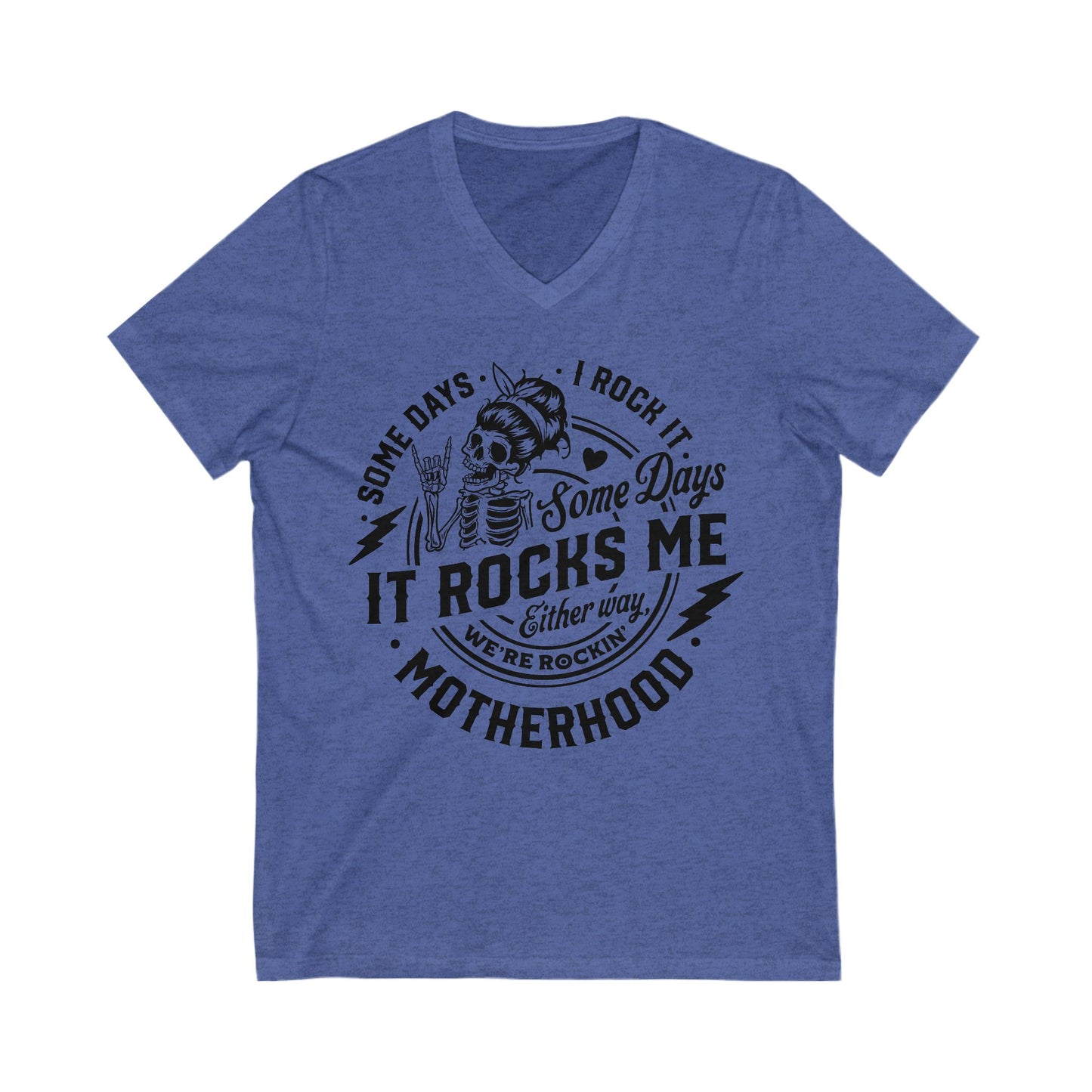 Funny Motherhood V-Neck Tee