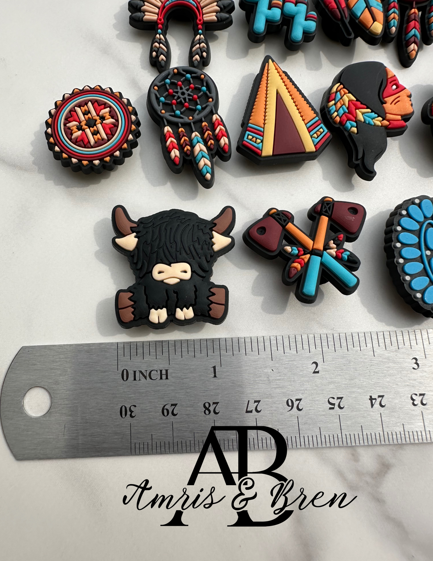 Southwestern Style Croc compatible Charms | Unique Desert-Inspired Shoe Accessories | Bold & Trendy