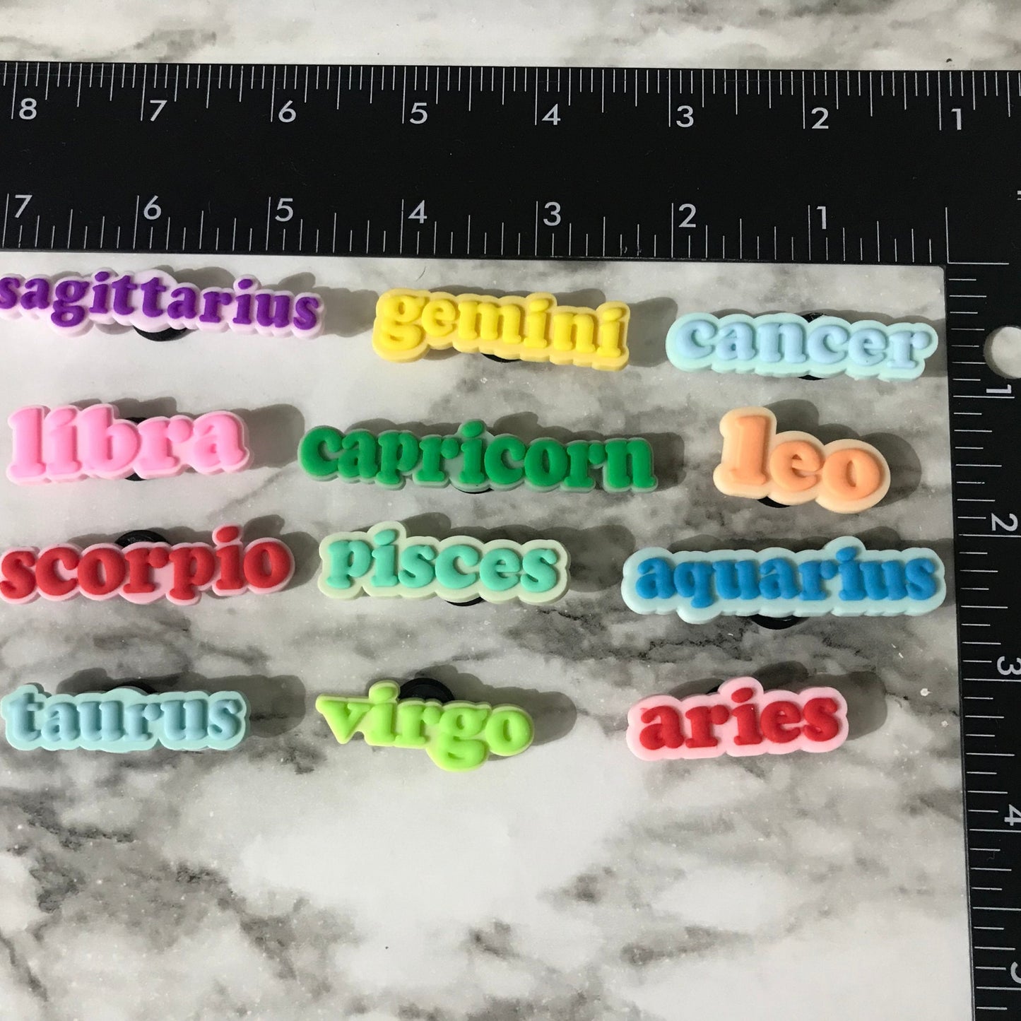 Zodiac Sign Trending Shoe Charms, Special Shoe Charms, Custom Shoes, birthday gifts, Charm Accessories for clogs, Croc Compatible shoe charm