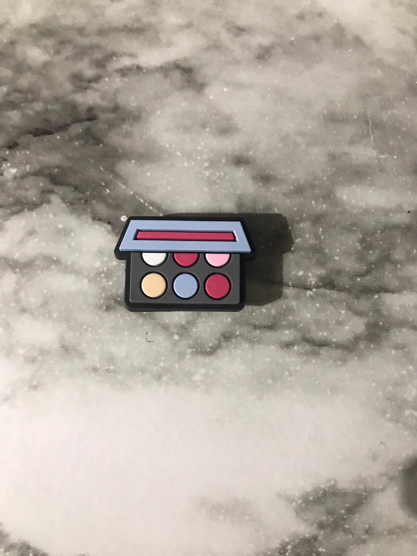 Brand new trending makeup charms, charms for croc lovers, croc clog compatible charms, shoe charms for makeup lovers, makeup artist charms