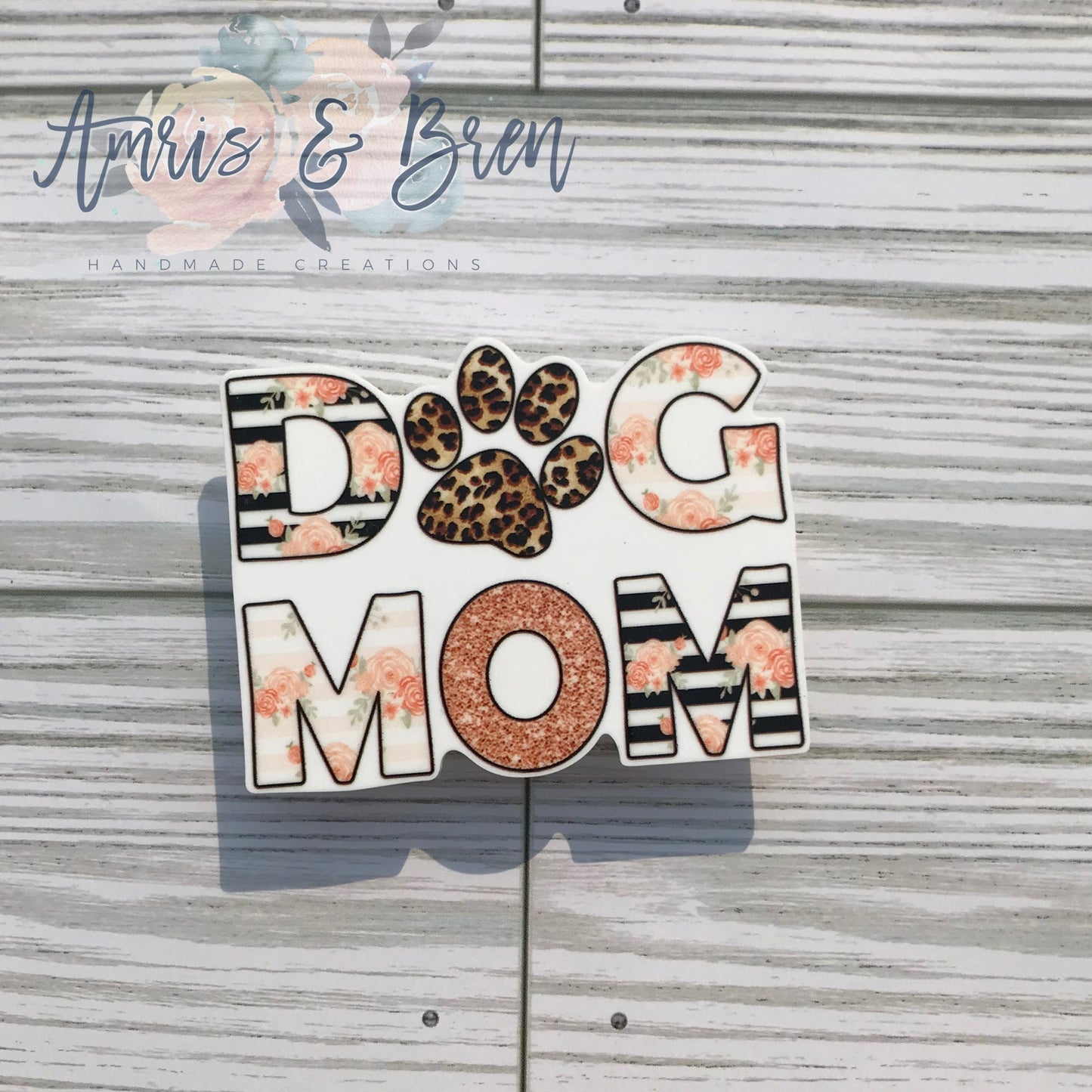 Dog mom charm for Bogg Bags, Bogg compatible purse charms, Cute acrylic purse charms for baby bogg bag, charms for original bogg bag