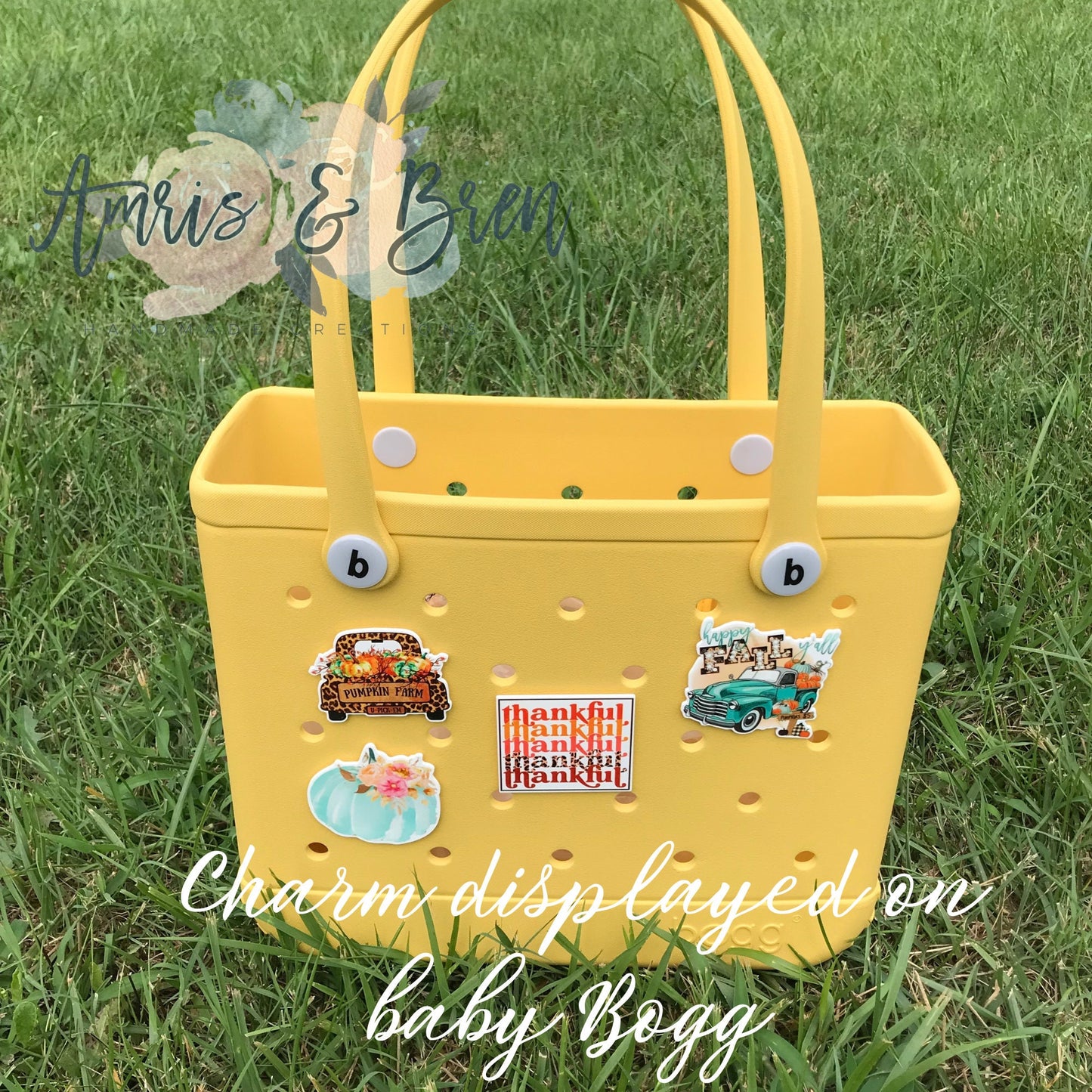 NEW fall themed bogg compatible purse charms, cute charms for bogg bags, charms that fit in baby bogg and original bogg bags