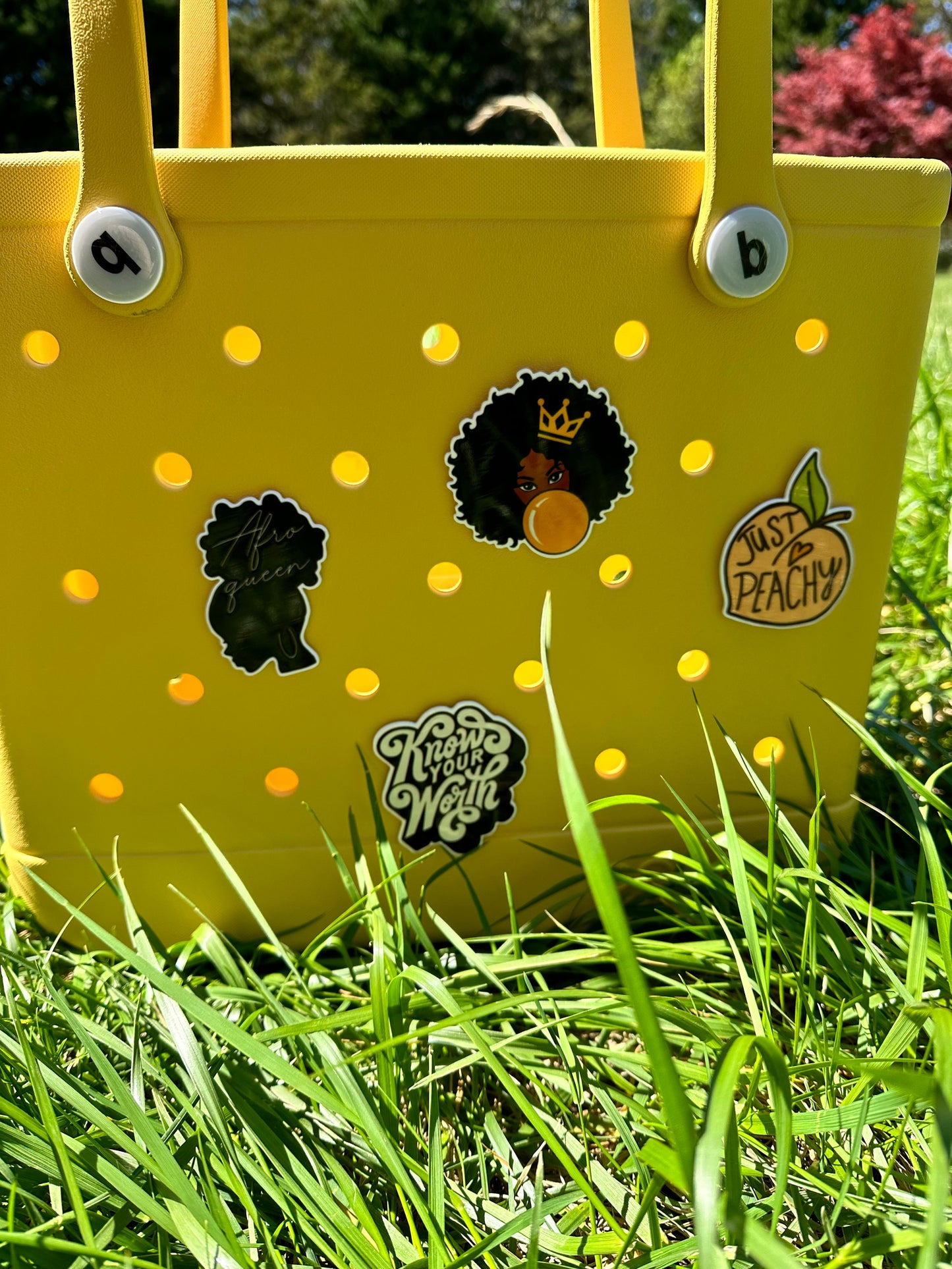 Bogg compatible charm, Afro woman charm for your Bogg bag, purse accessories, purse charms, black girl magic themed, cute charms for Boggs